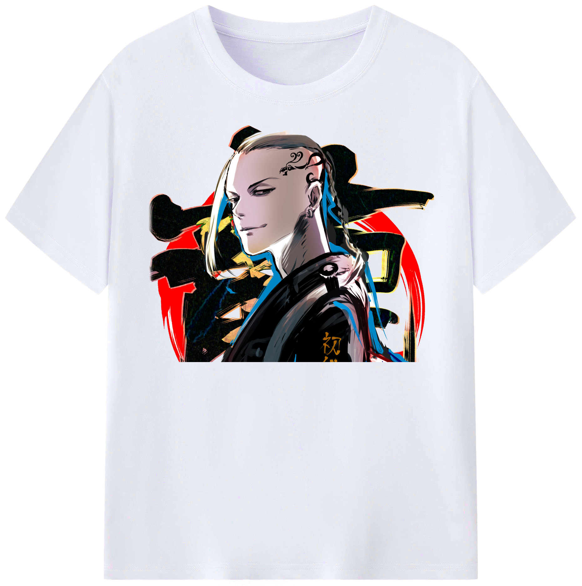 （画像用） 東京リベンジャーズ Tokyo Revengers レディースカジュアルプリントTシャツ（綿100％）