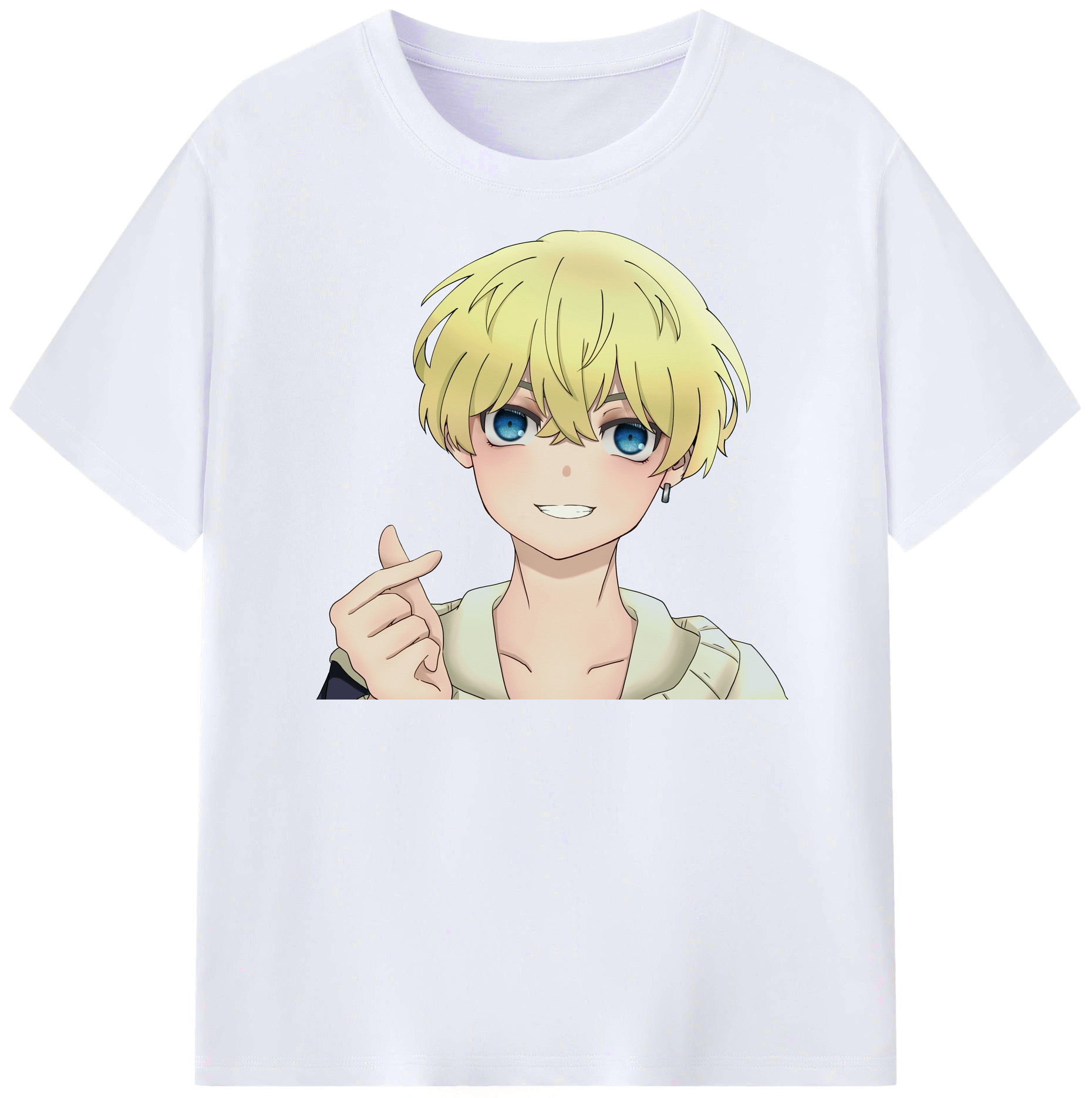 （画像用） 東京リベンジャーズ Tokyo Revengers レディースカジュアルプリントTシャツ（綿100％）