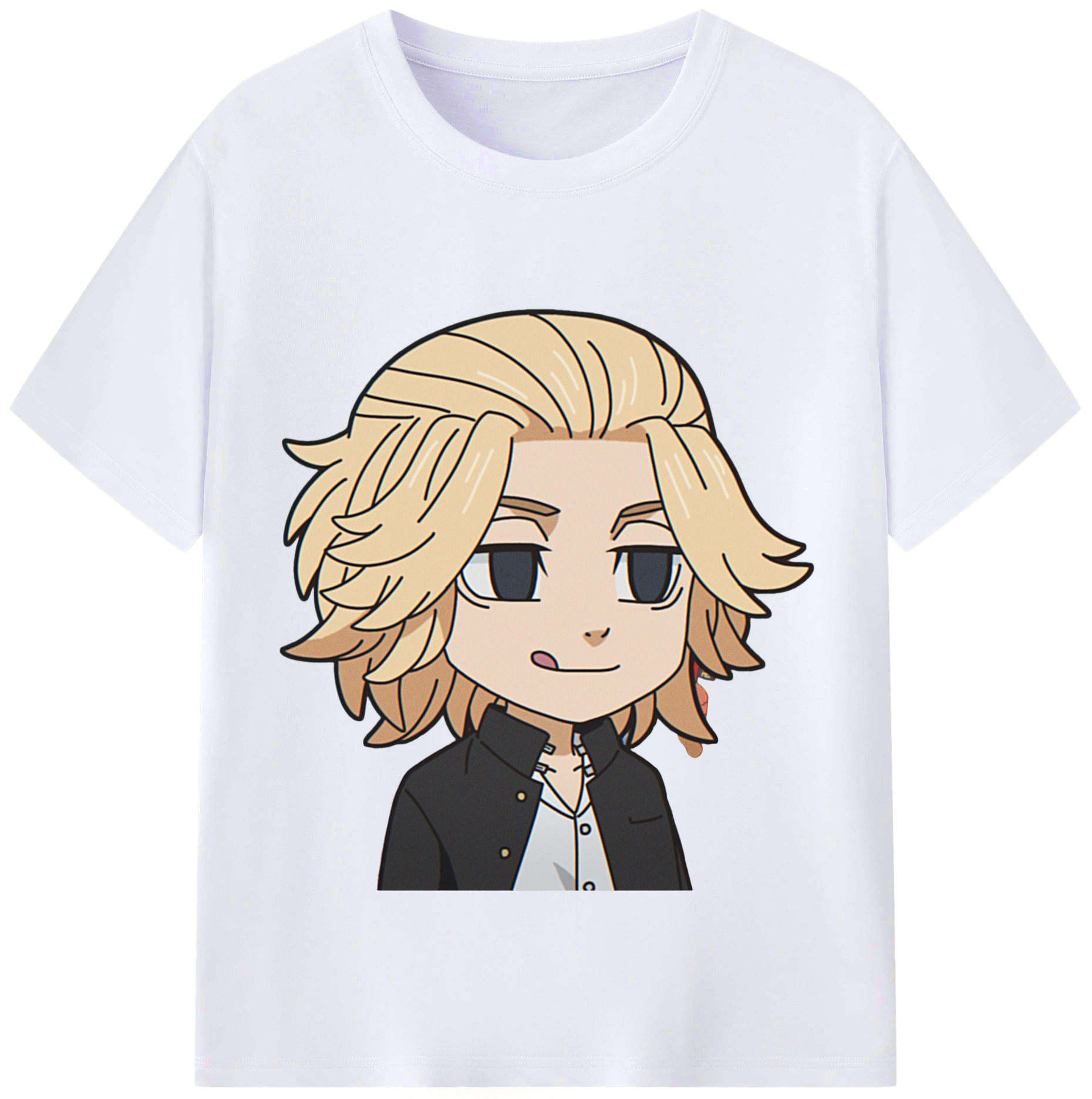 （画像用） 東京リベンジャーズ Tokyo Revengers レディースカジュアルプリントTシャツ（綿100％）