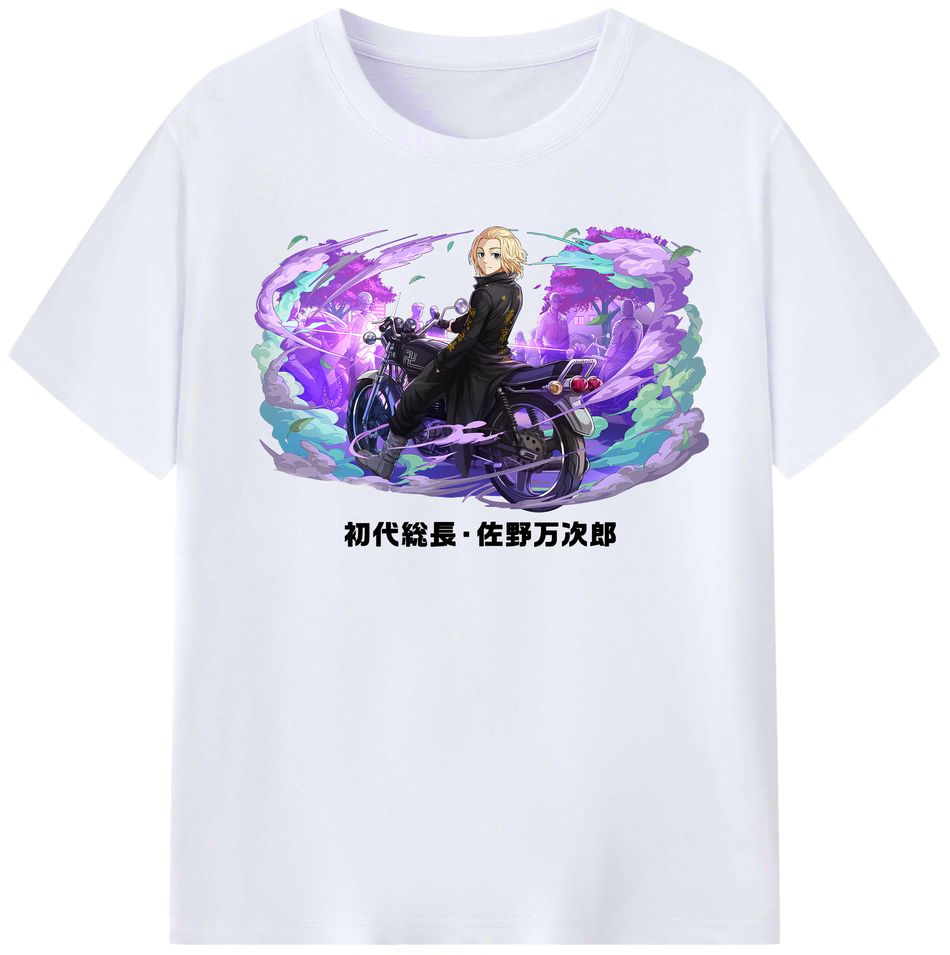（画像用） 東京リベンジャーズ Tokyo Revengers レディースカジュアルプリントTシャツ（綿100％）