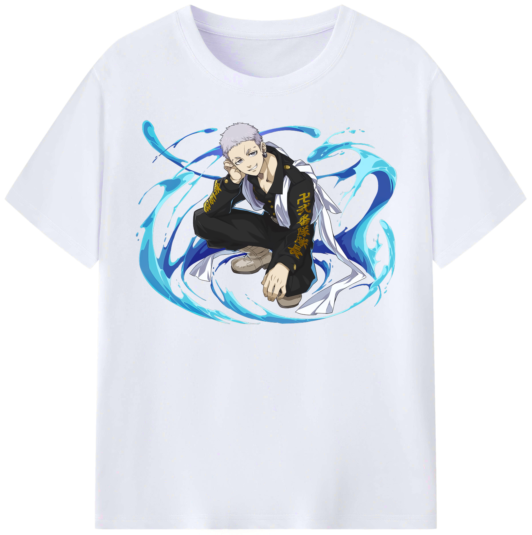 （画像用） 東京リベンジャーズ Tokyo Revengers レディースカジュアルプリントTシャツ（綿100％）