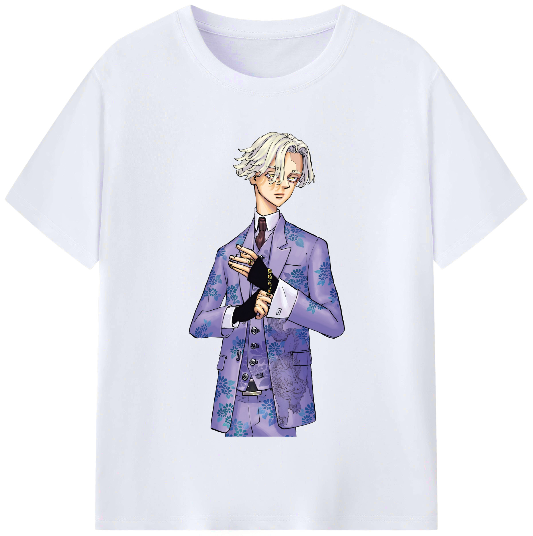 （画像用） 東京リベンジャーズ Tokyo Revengers レディースカジュアルプリントTシャツ（綿100％）