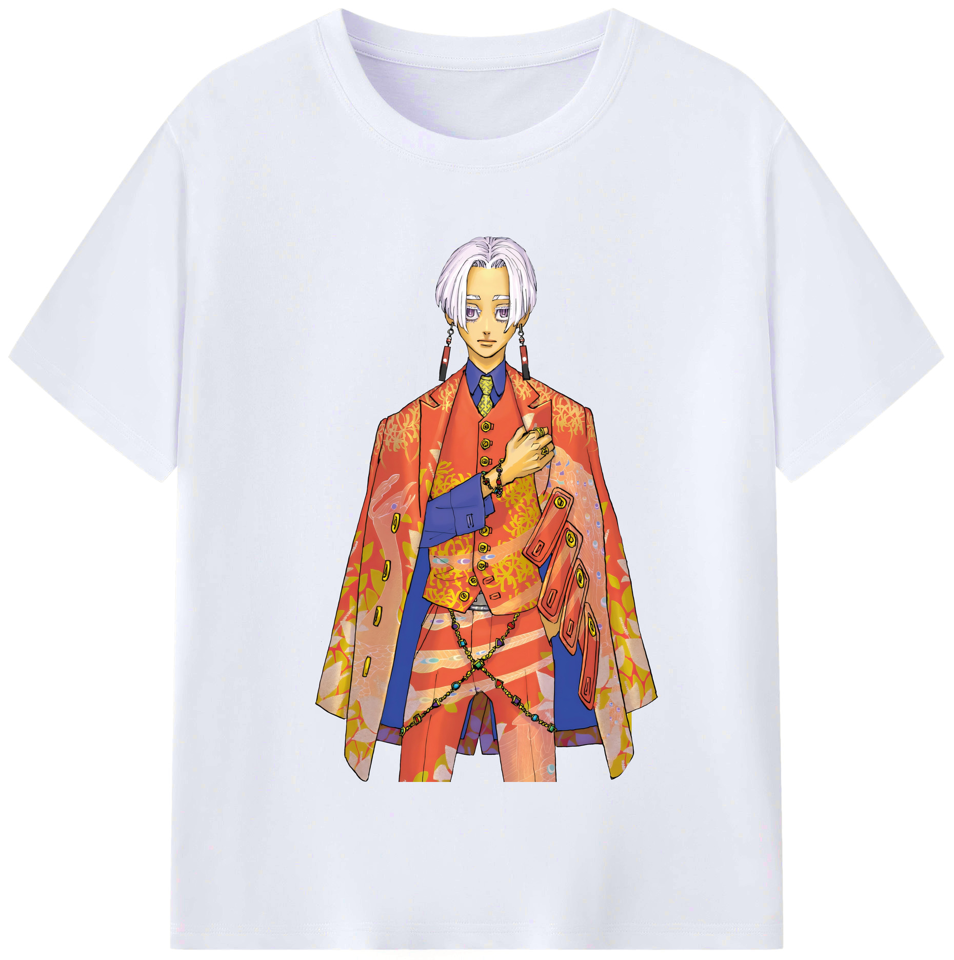 （画像用） 東京リベンジャーズ Tokyo Revengers レディースカジュアルプリントTシャツ（綿100％）