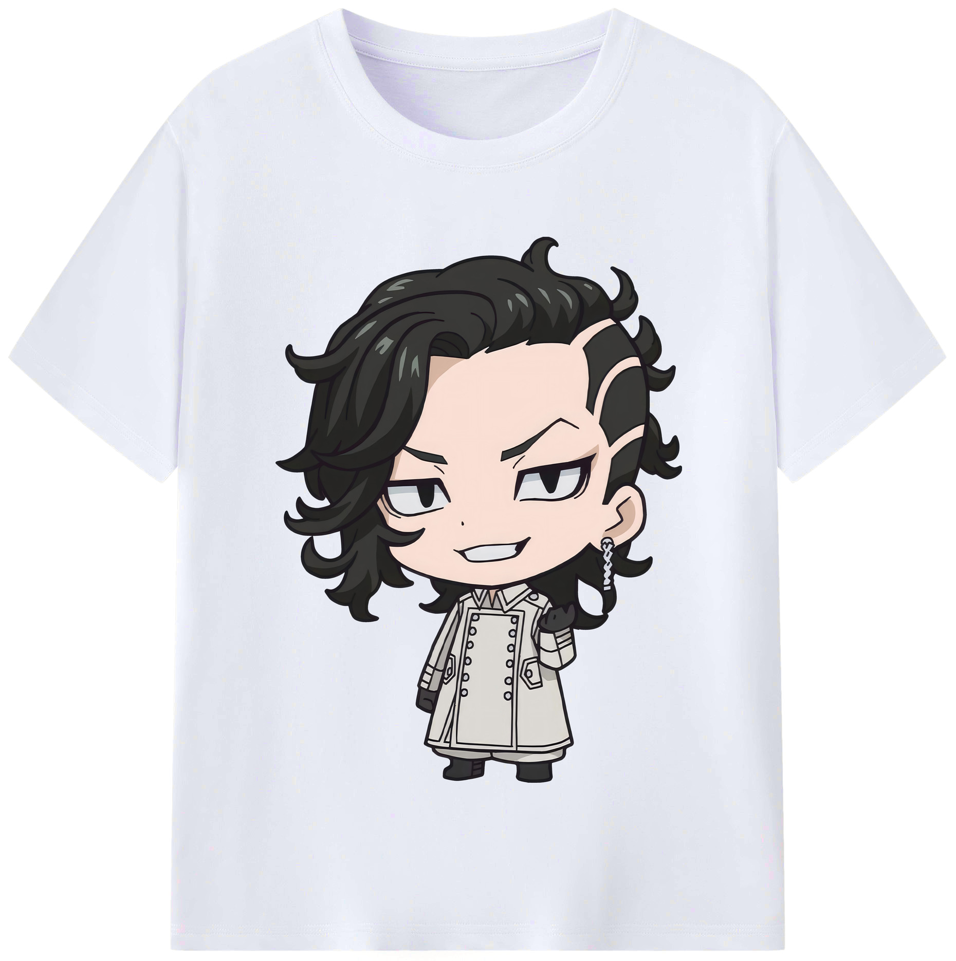 （画像用） 東京リベンジャーズ Tokyo Revengers レディースカジュアルプリントTシャツ（綿100％）