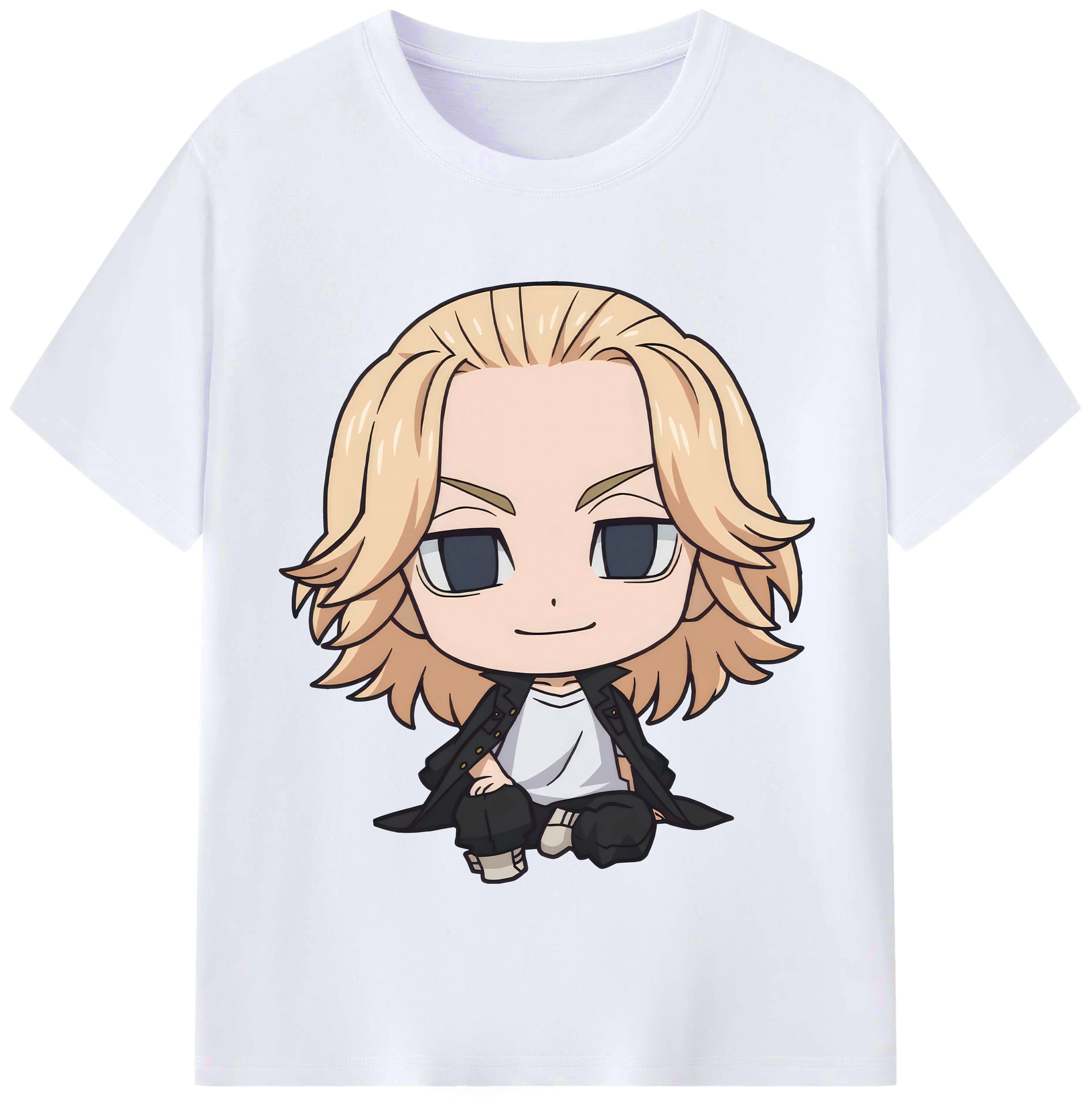 （画像用） 東京リベンジャーズ Tokyo Revengers レディースカジュアルプリントTシャツ（綿100％）