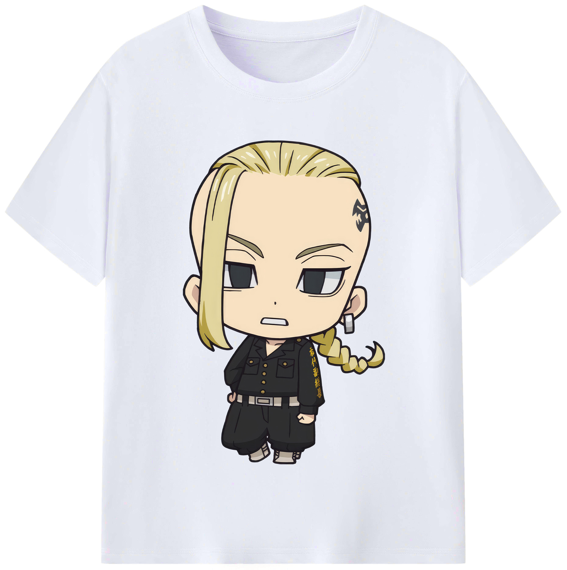 （画像用） 東京リベンジャーズ Tokyo Revengers レディースカジュアルプリントTシャツ（綿100％）