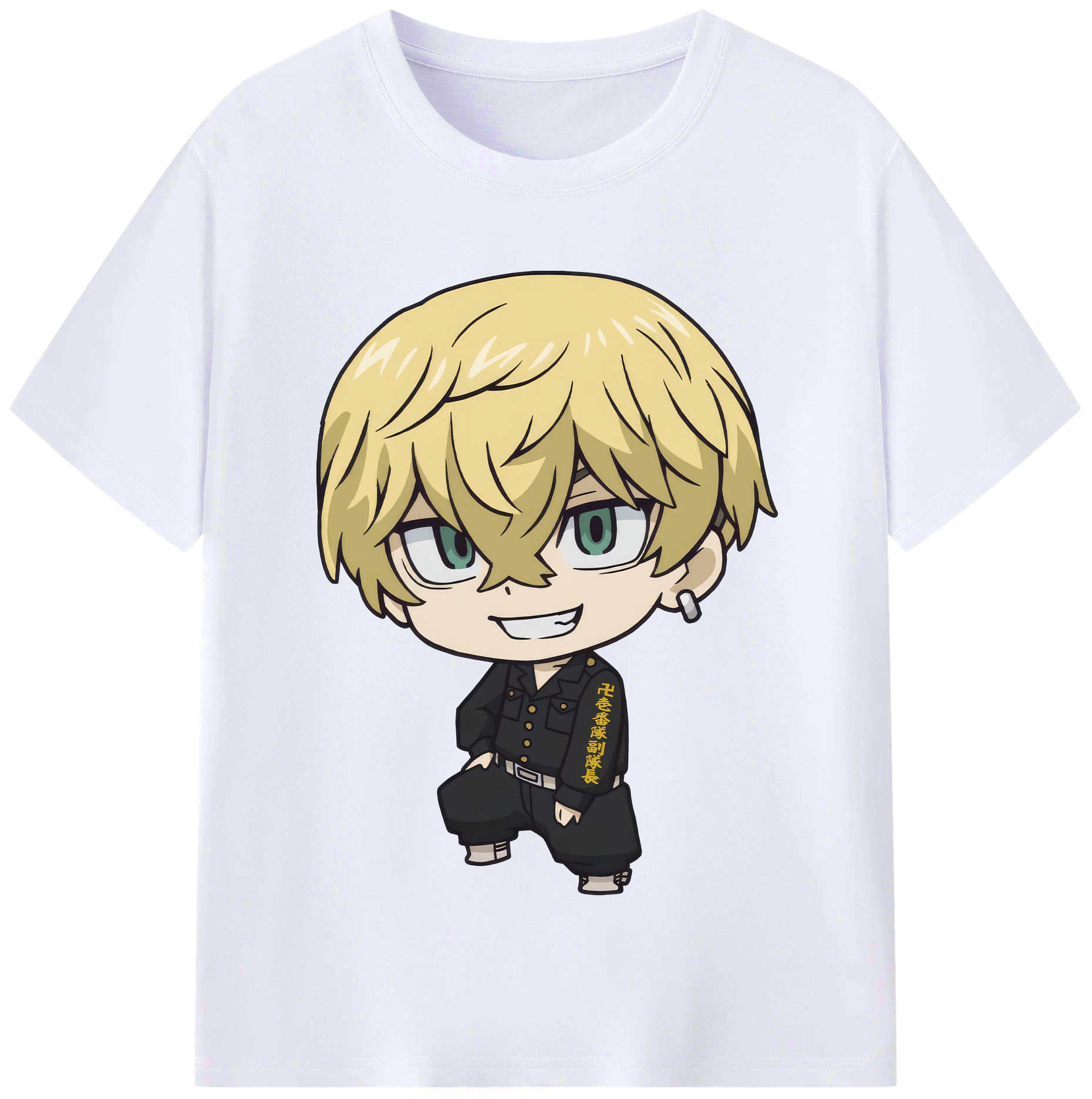 （画像用） 東京リベンジャーズ Tokyo Revengers レディースカジュアルプリントTシャツ（綿100％）