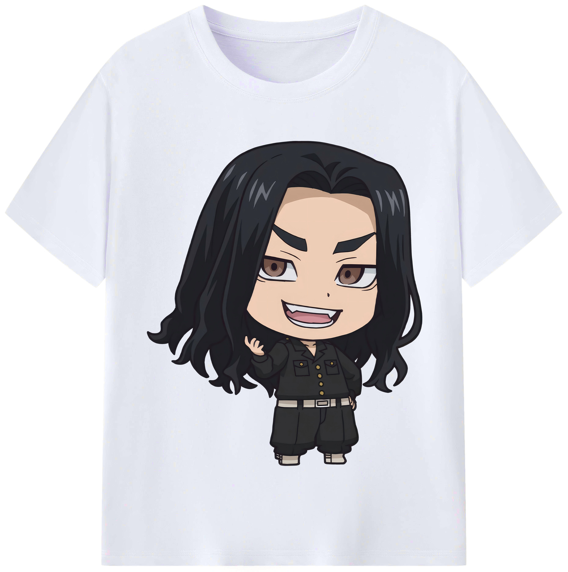 （画像用） 東京リベンジャーズ Tokyo Revengers レディースカジュアルプリントTシャツ（綿100％）