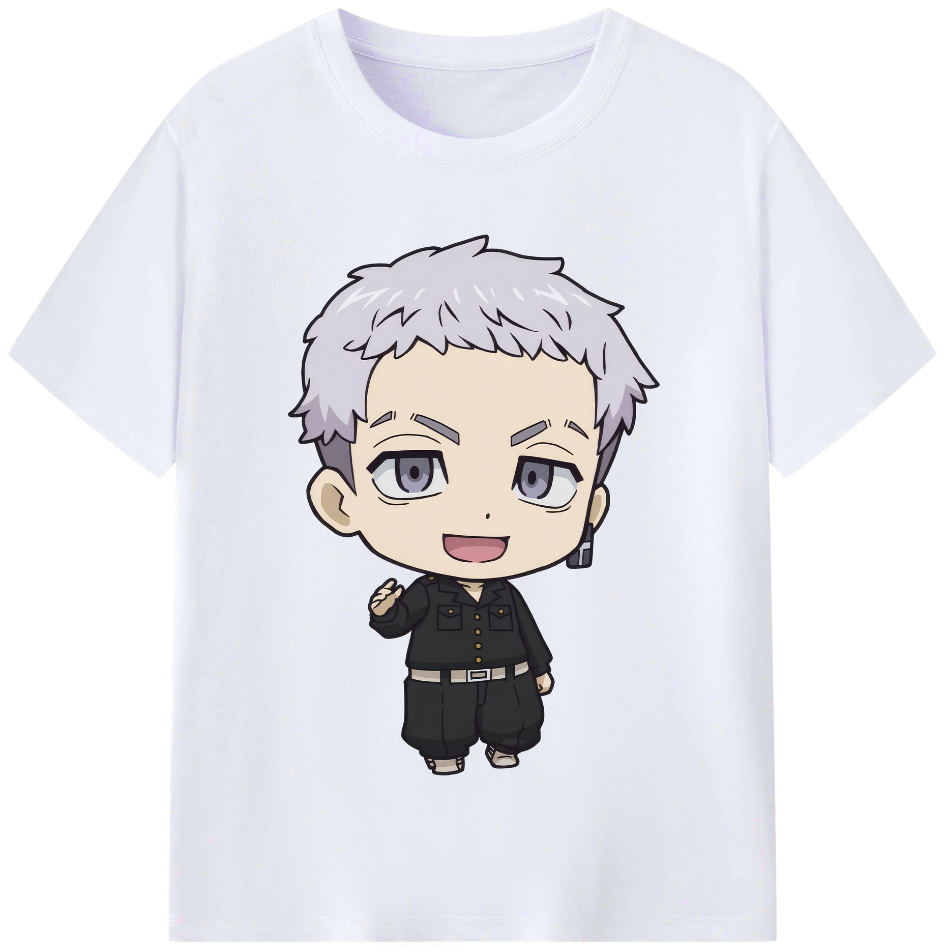 （画像用） 東京リベンジャーズ Tokyo Revengers レディースカジュアルプリントTシャツ（綿100％）