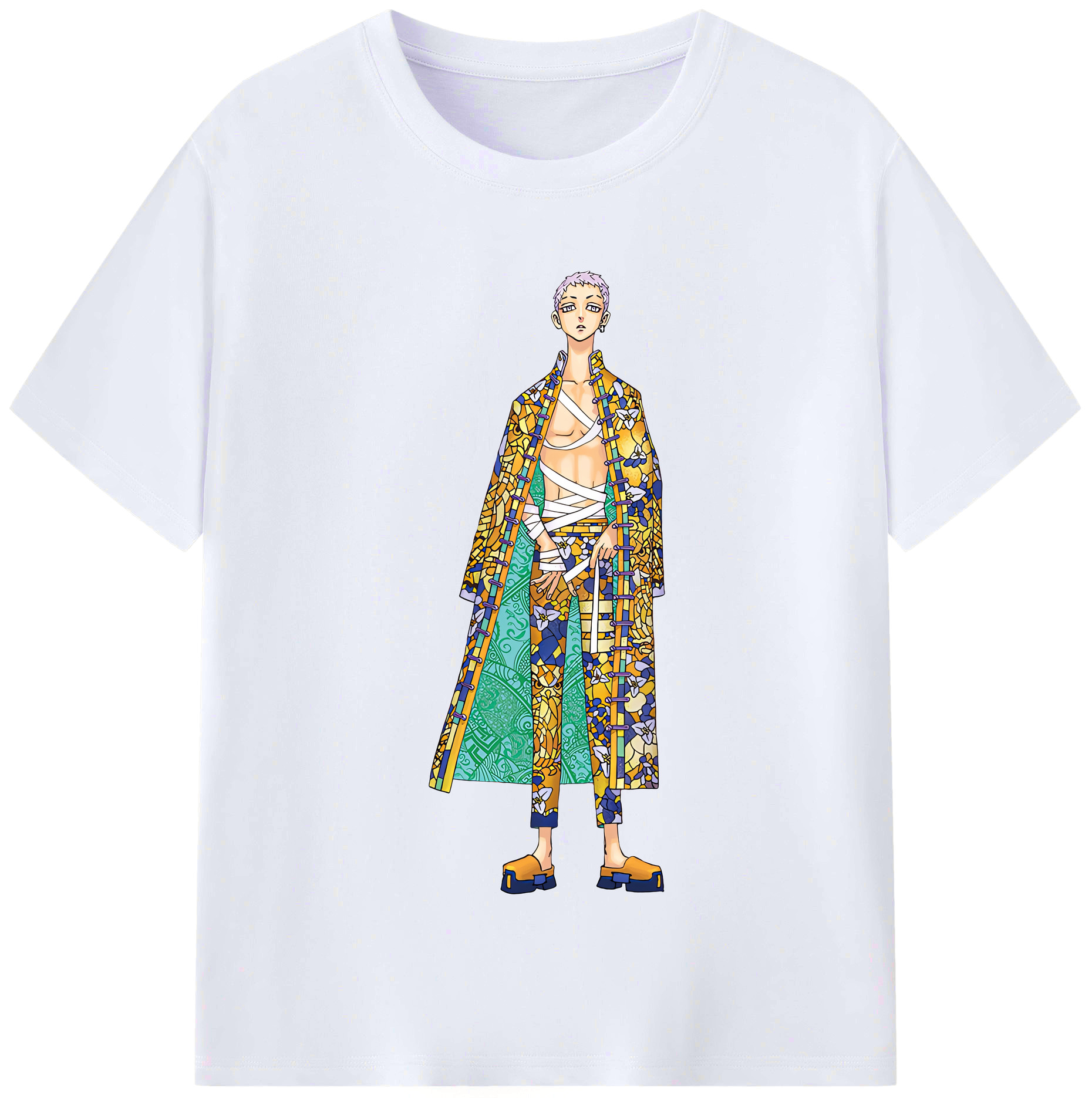 （画像用） 東京リベンジャーズ Tokyo Revengers レディースカジュアルプリントTシャツ（綿100％）