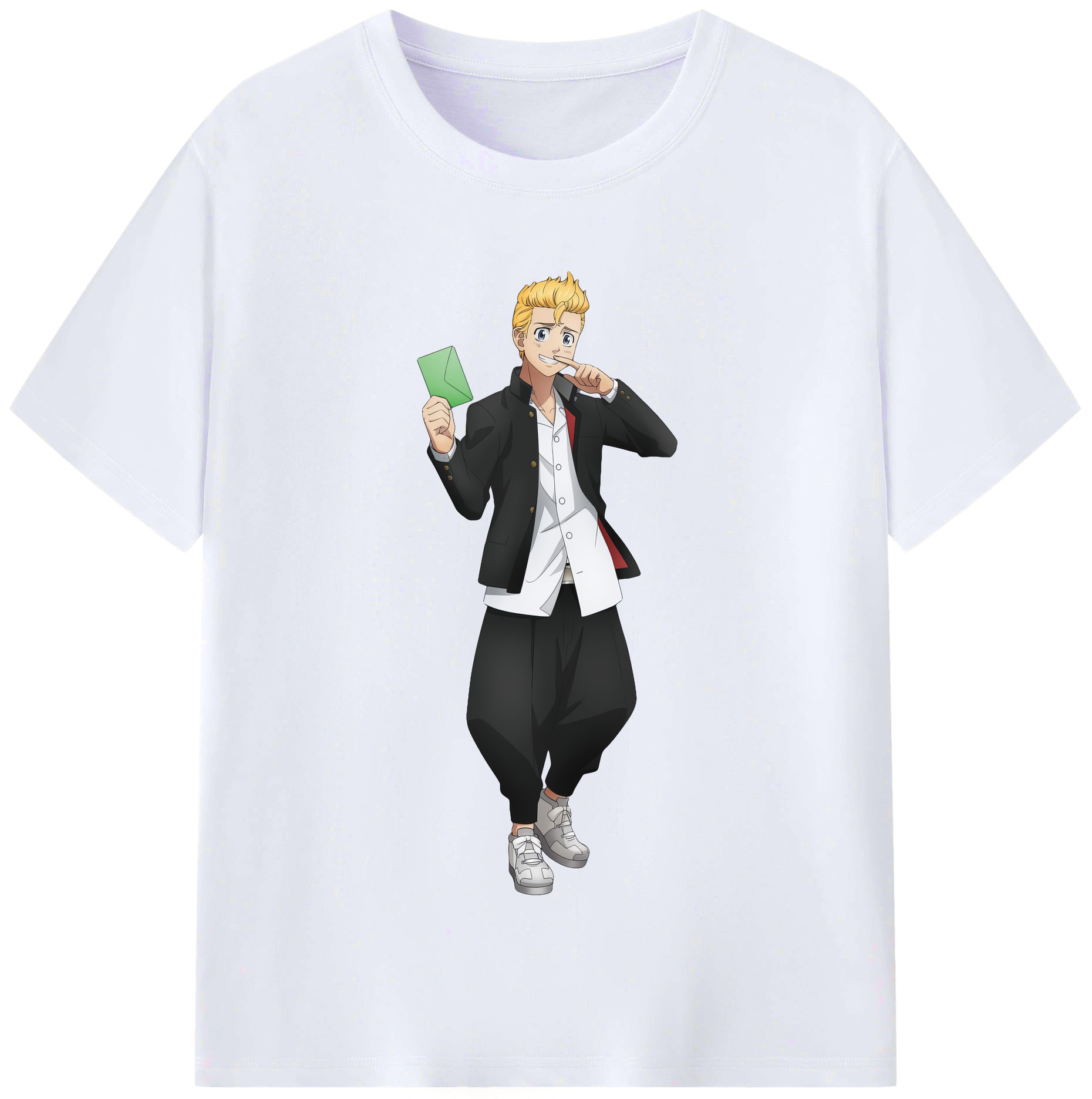（画像用） 東京リベンジャーズ Tokyo Revengers レディースカジュアルプリントTシャツ（綿100％）