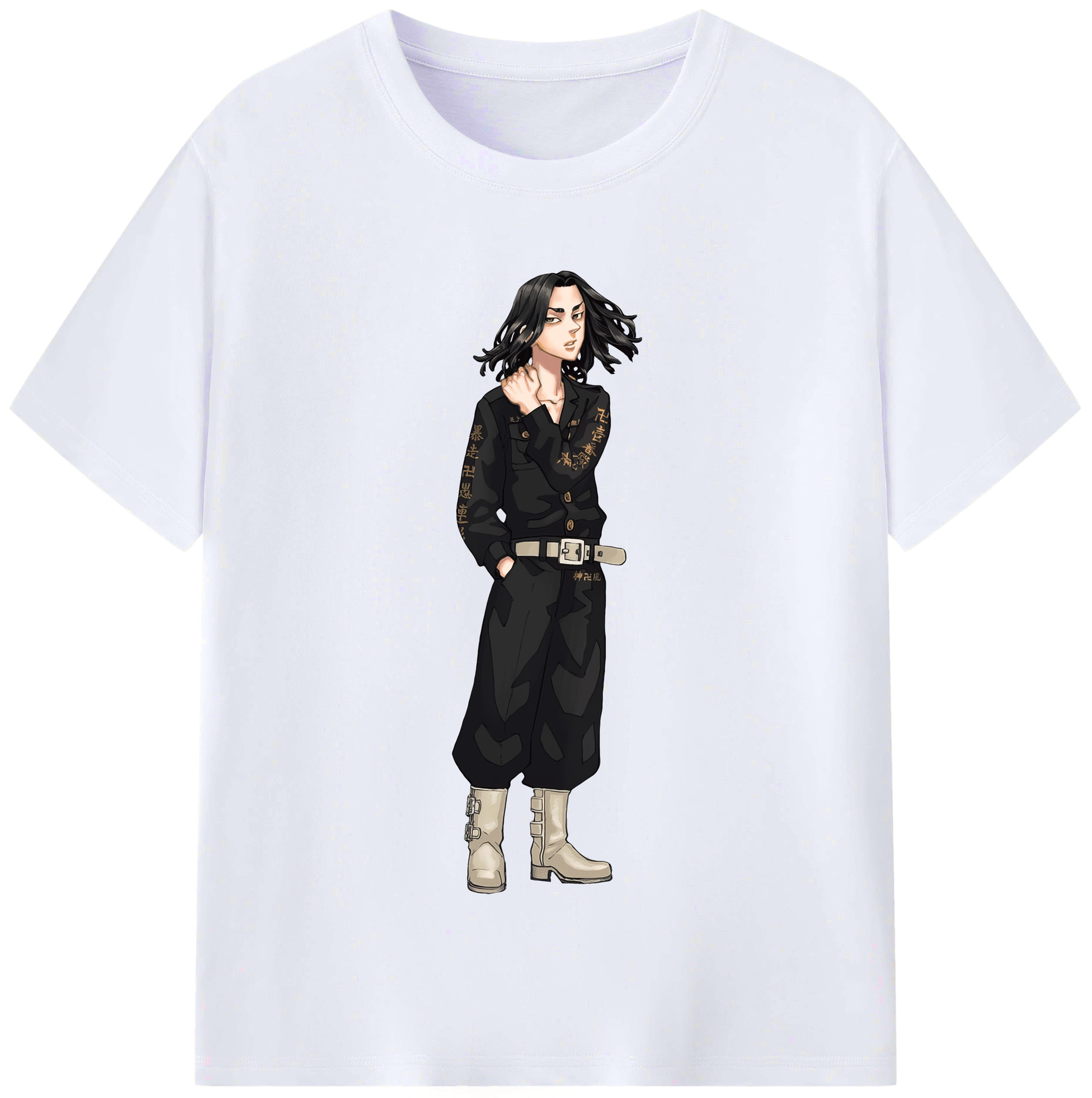 （画像用） 東京リベンジャーズ Tokyo Revengers レディースカジュアルプリントTシャツ（綿100％）