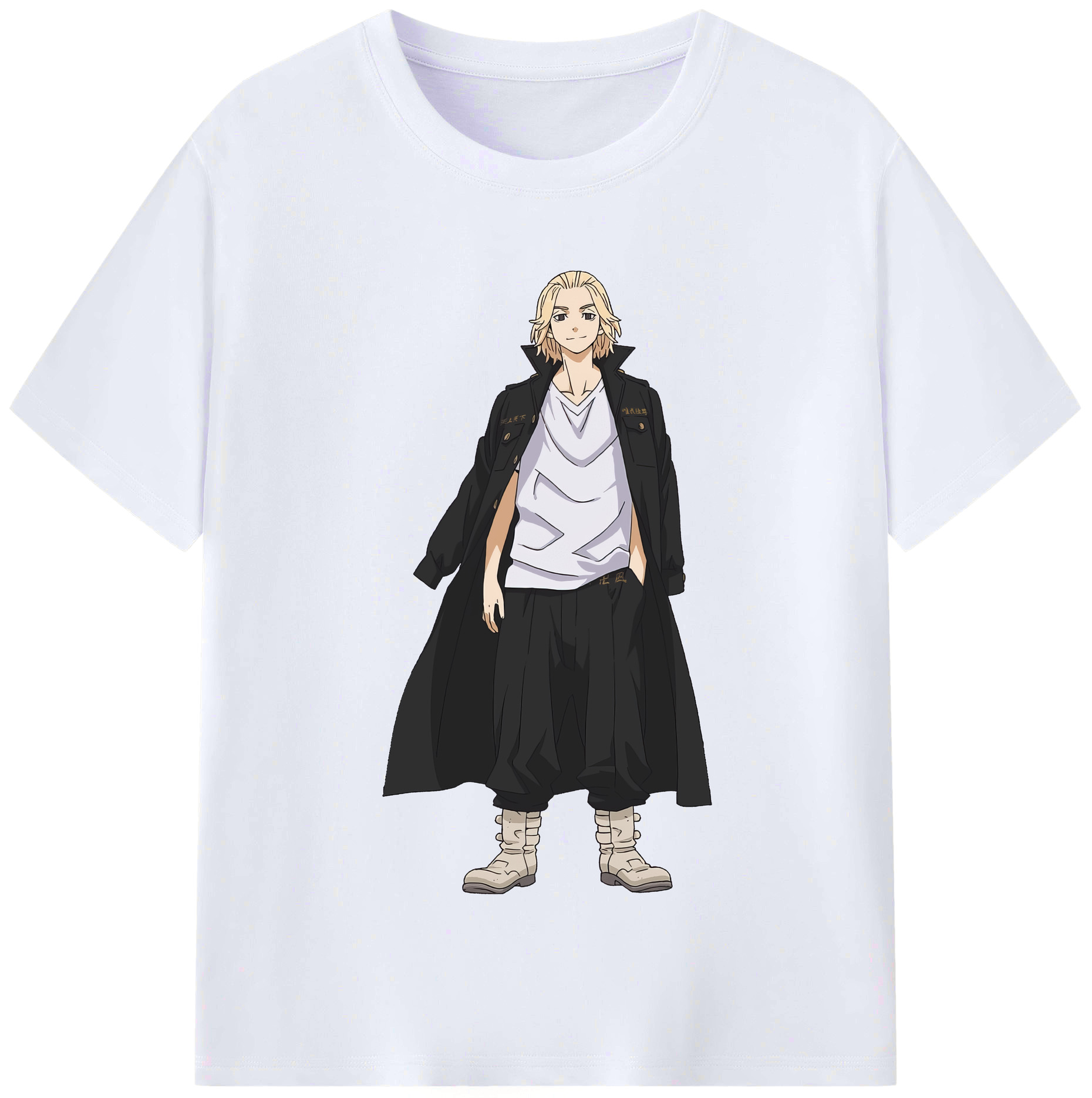 （画像用） 東京リベンジャーズ Tokyo Revengers レディースカジュアルプリントTシャツ（綿100％）