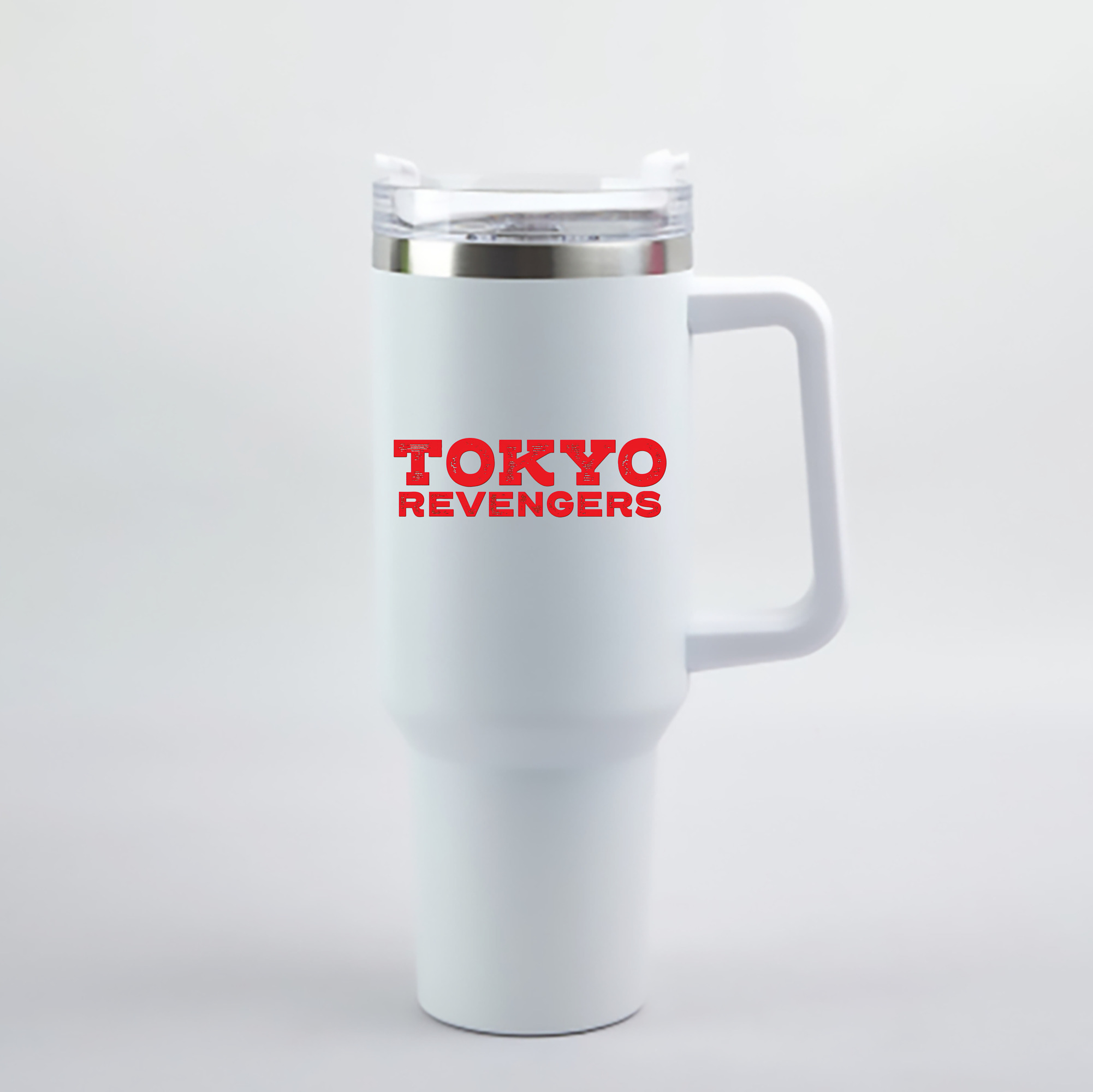 （画像用） 東京リベンジャーズ Tokyo Revengers 1200mL車用タンブラー - クリスタルステッカー（プラスチックストロー付き）