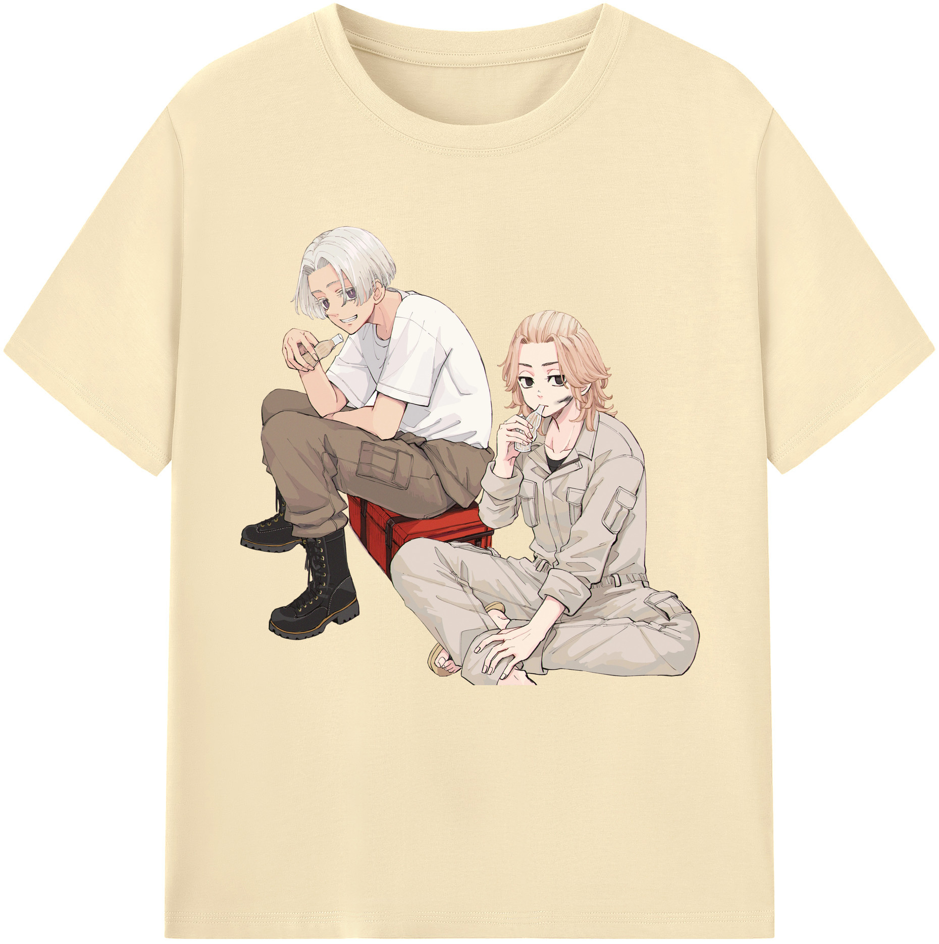 （画像用） 東京リベンジャーズ Tokyo Revengers 綿100％半袖Tシャツ（フロントプリント）