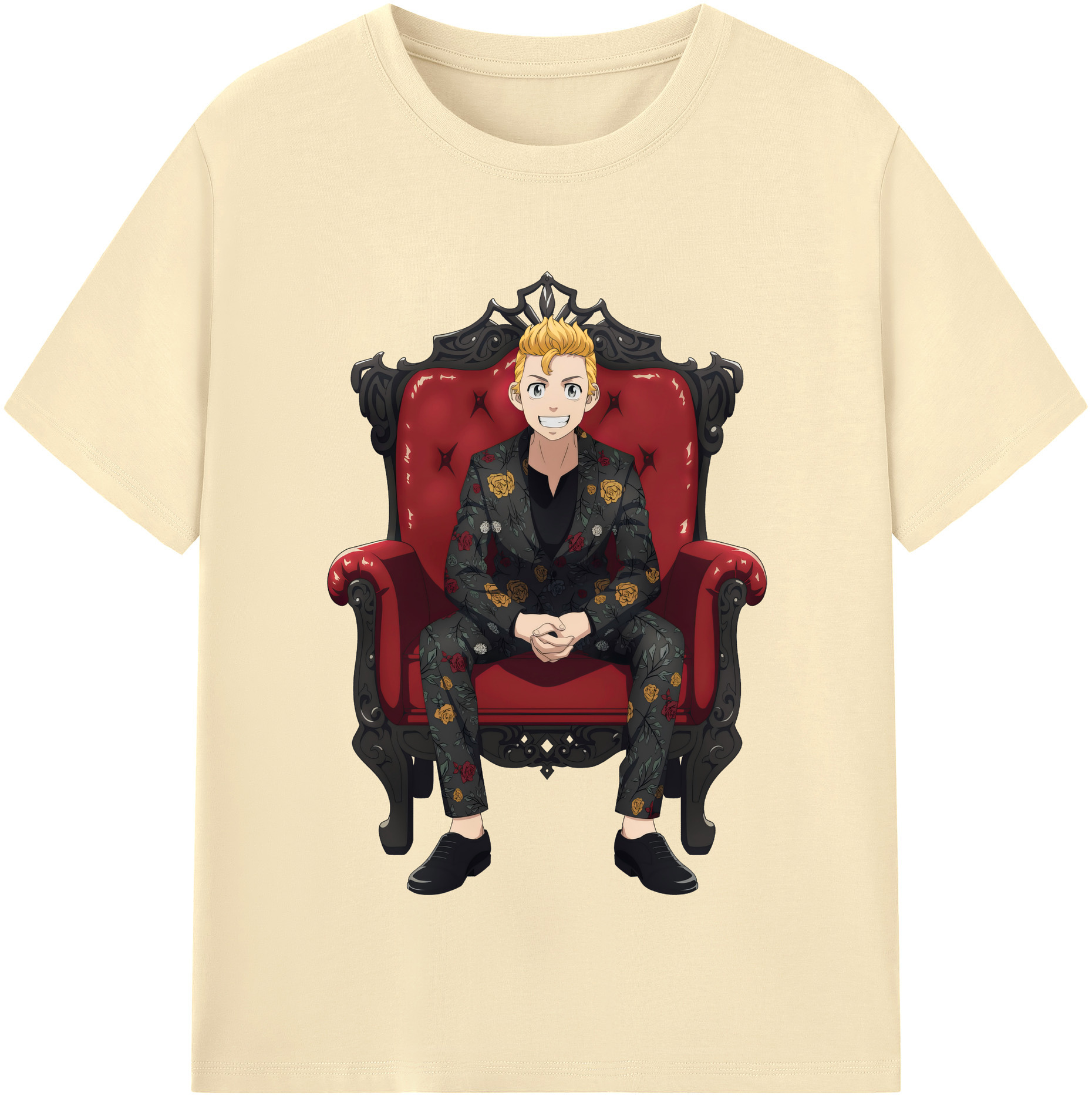 （画像用） 東京リベンジャーズ Tokyo Revengers 綿100％半袖Tシャツ（フロントプリント）