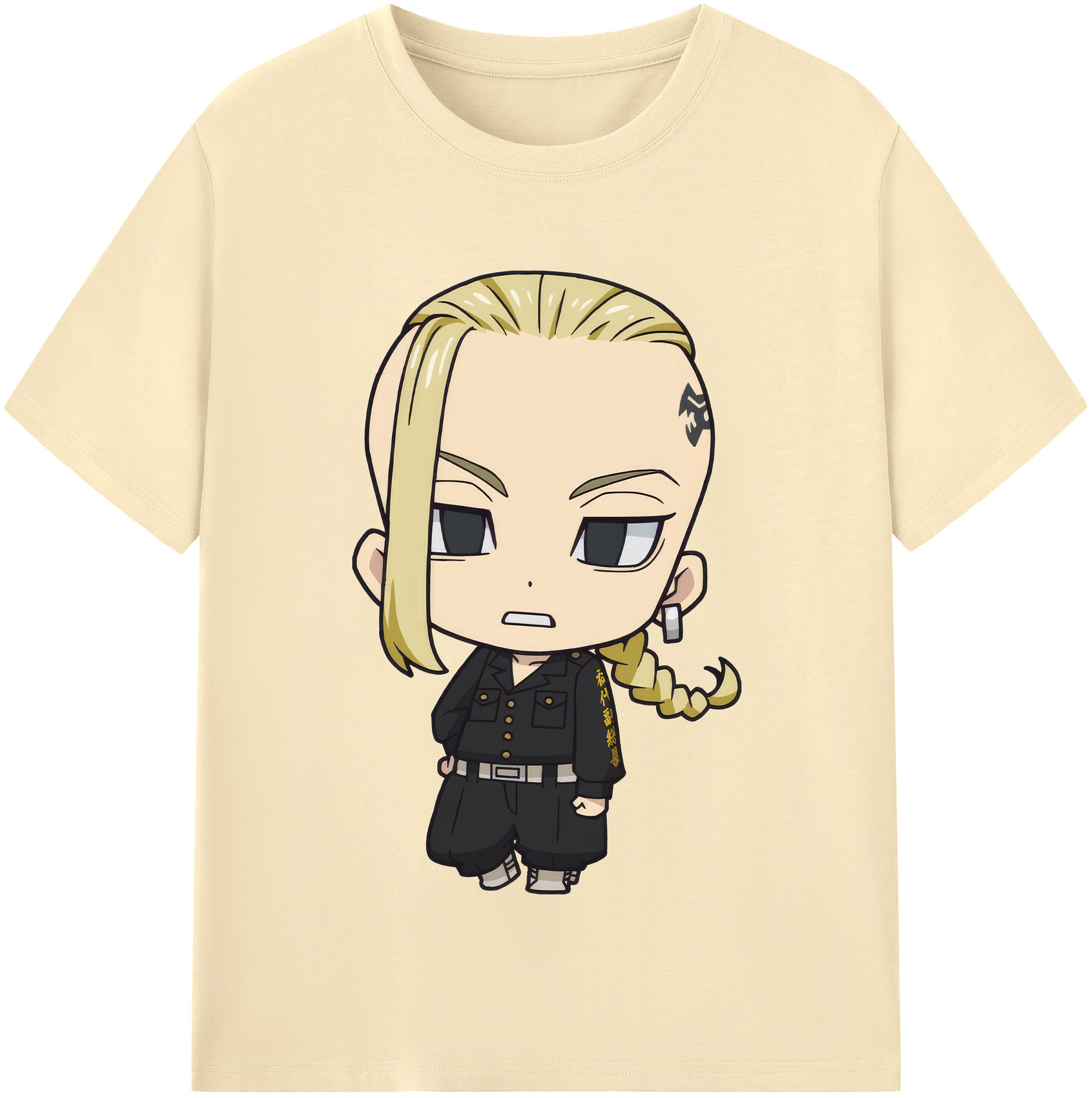 （画像用） 東京リベンジャーズ Tokyo Revengers 綿100％半袖Tシャツ（フロントプリント）