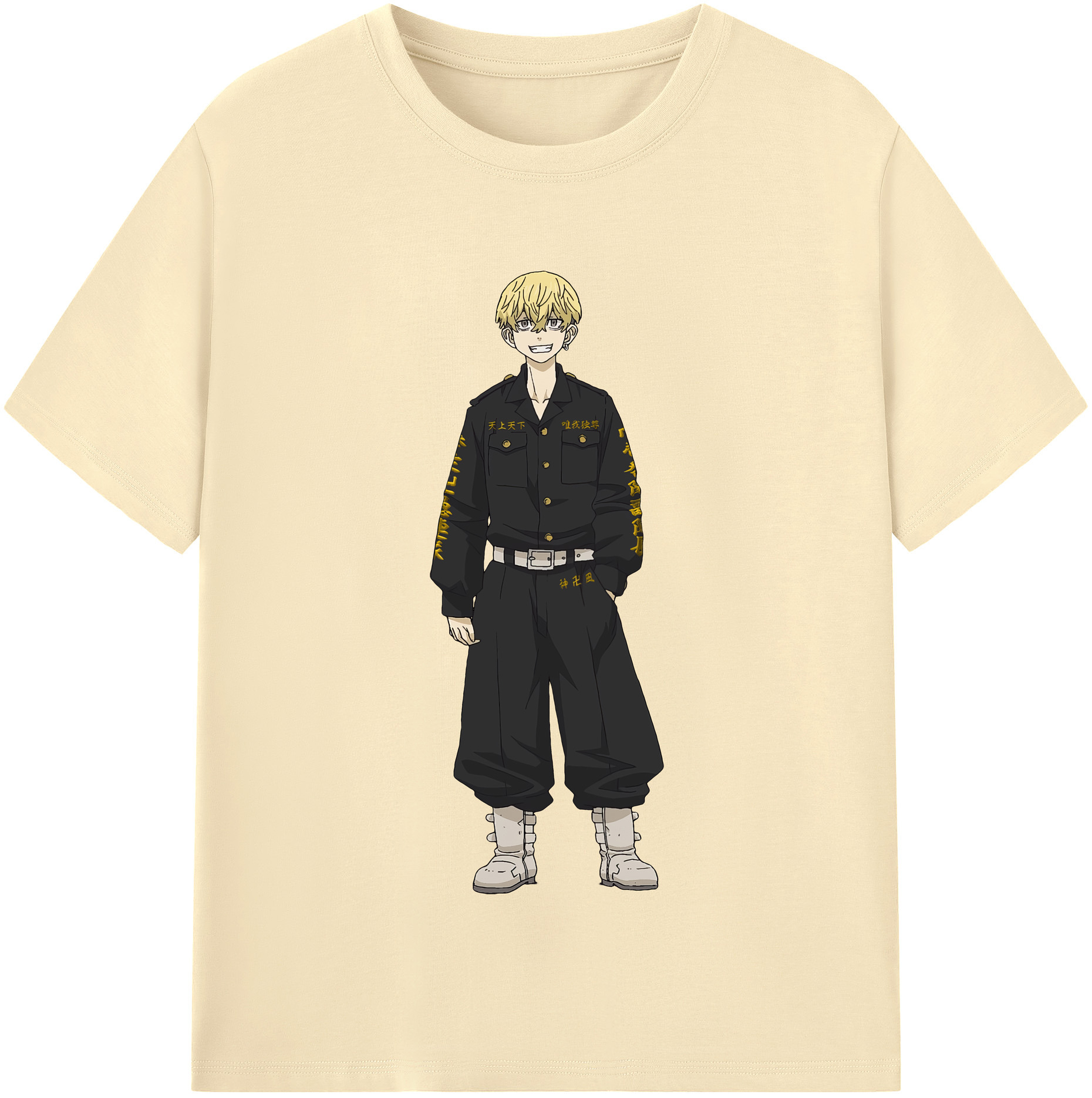（画像用） 東京リベンジャーズ Tokyo Revengers 綿100％半袖Tシャツ（フロントプリント）