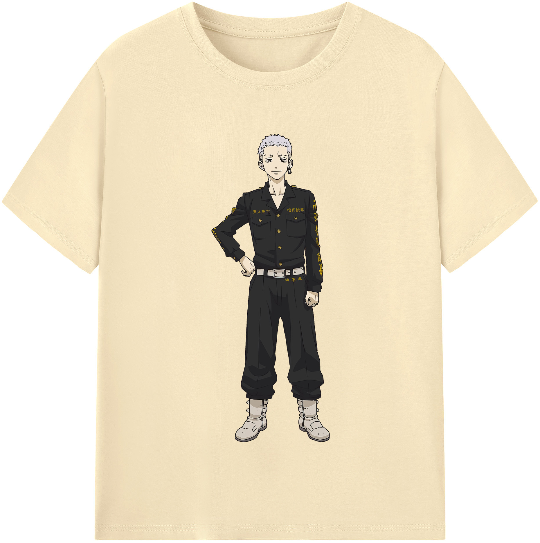 （画像用） 東京リベンジャーズ Tokyo Revengers 綿100％半袖Tシャツ（フロントプリント）