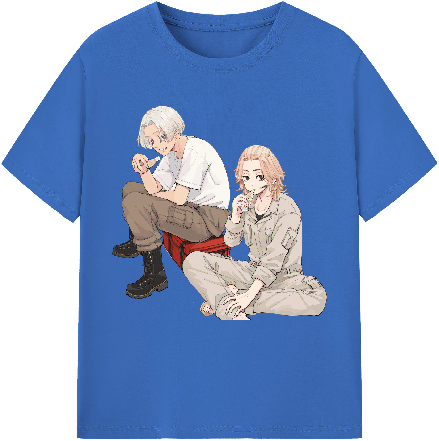 （画像用） 東京リベンジャーズ Tokyo Revengers 綿100％半袖Tシャツ（フロントプリント）