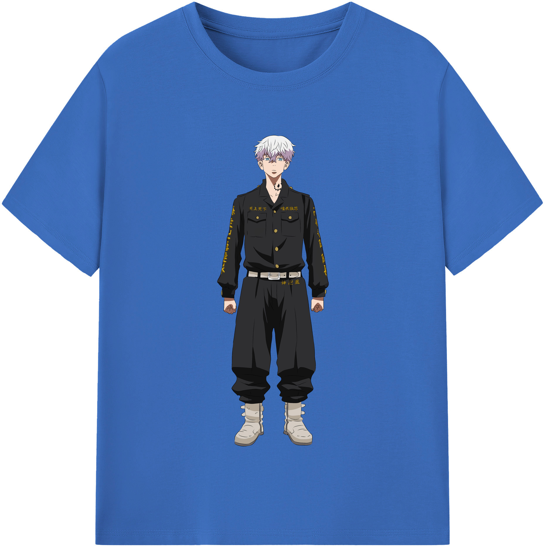 （画像用） 東京リベンジャーズ Tokyo Revengers 綿100％半袖Tシャツ（フロントプリント）