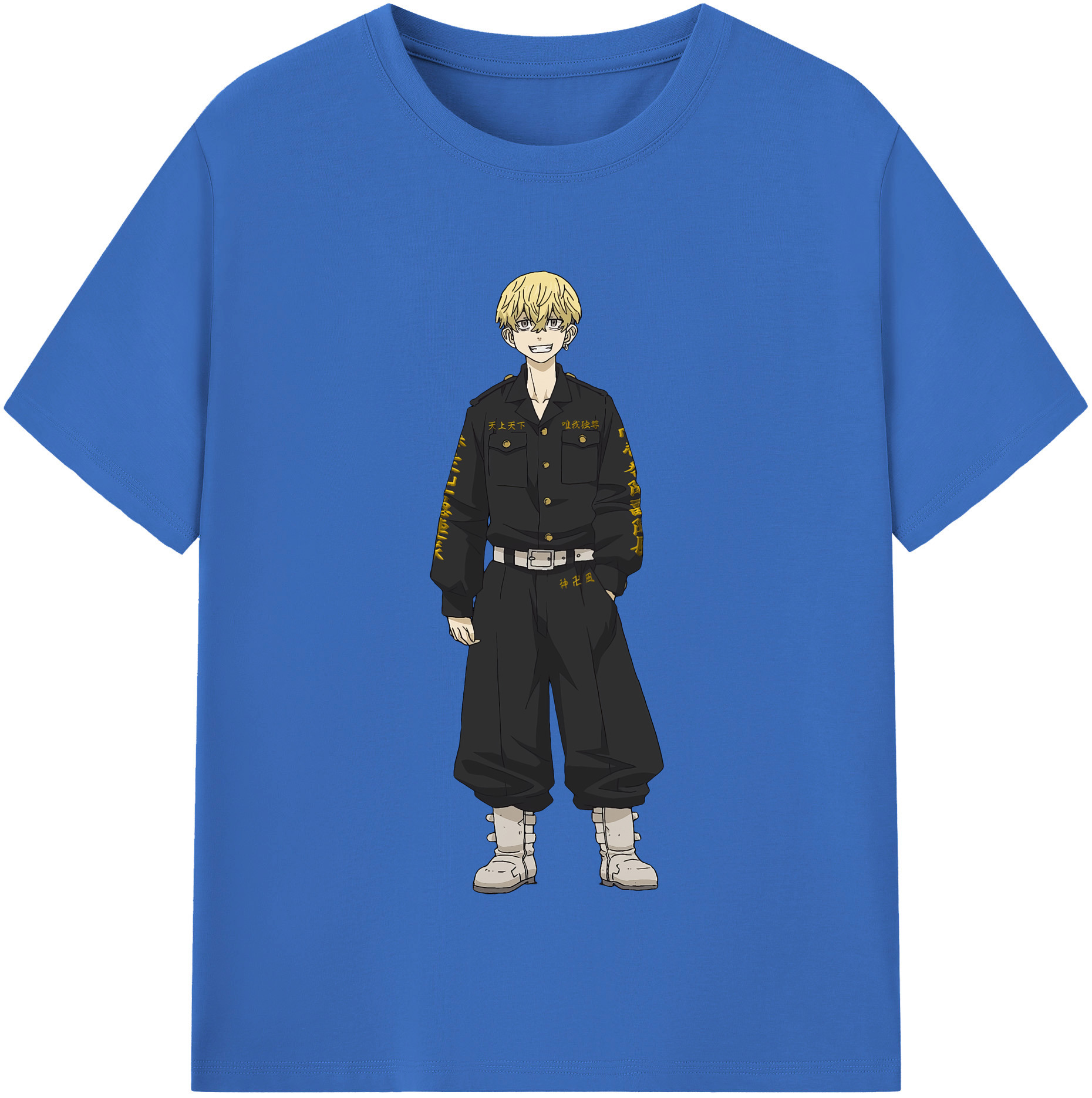 （画像用） 東京リベンジャーズ Tokyo Revengers 綿100％半袖Tシャツ（フロントプリント）
