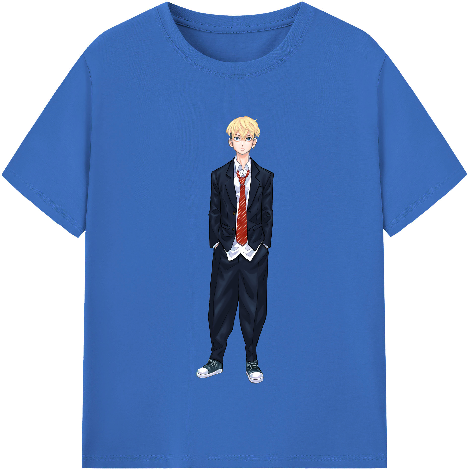 （画像用） 東京リベンジャーズ Tokyo Revengers 綿100％半袖Tシャツ（フロントプリント）
