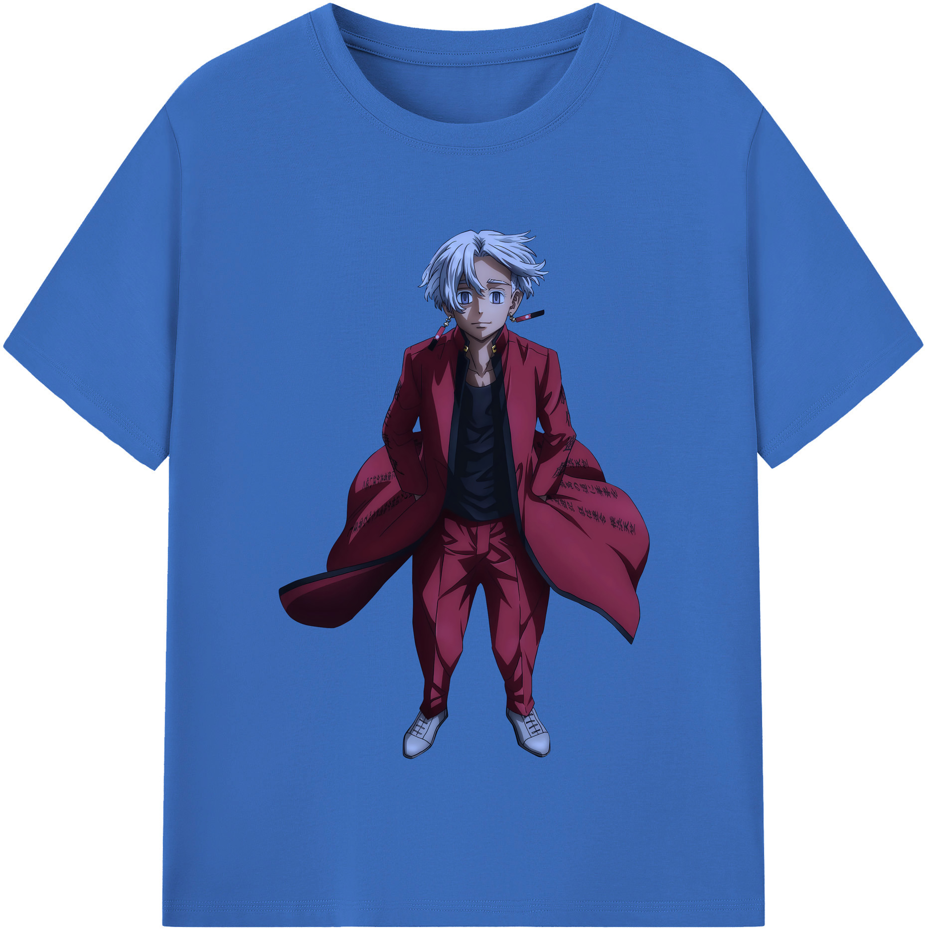 （画像用） 東京リベンジャーズ Tokyo Revengers 綿100％半袖Tシャツ（フロントプリント）