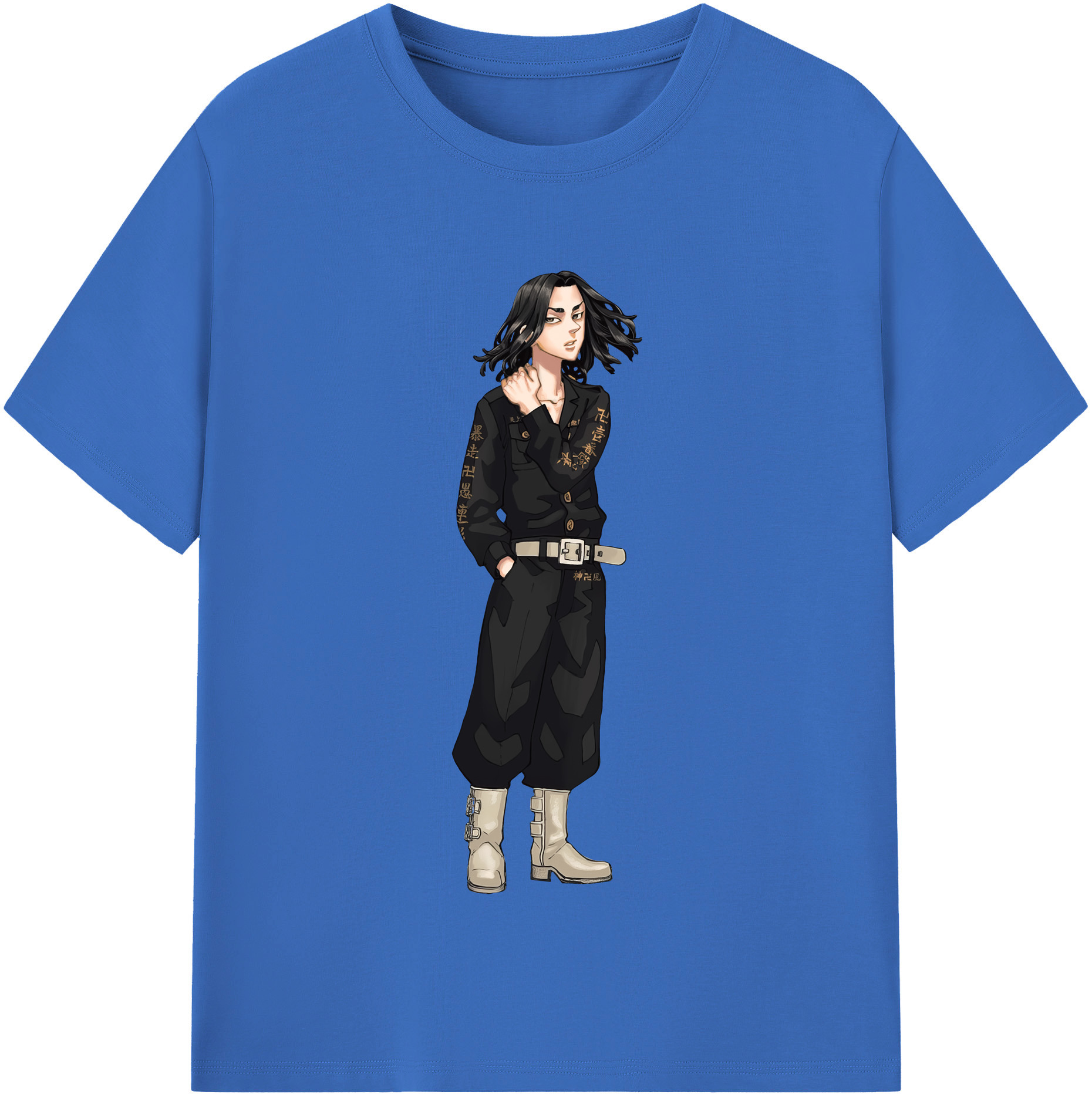 （画像用） 東京リベンジャーズ Tokyo Revengers 綿100％半袖Tシャツ（フロントプリント）