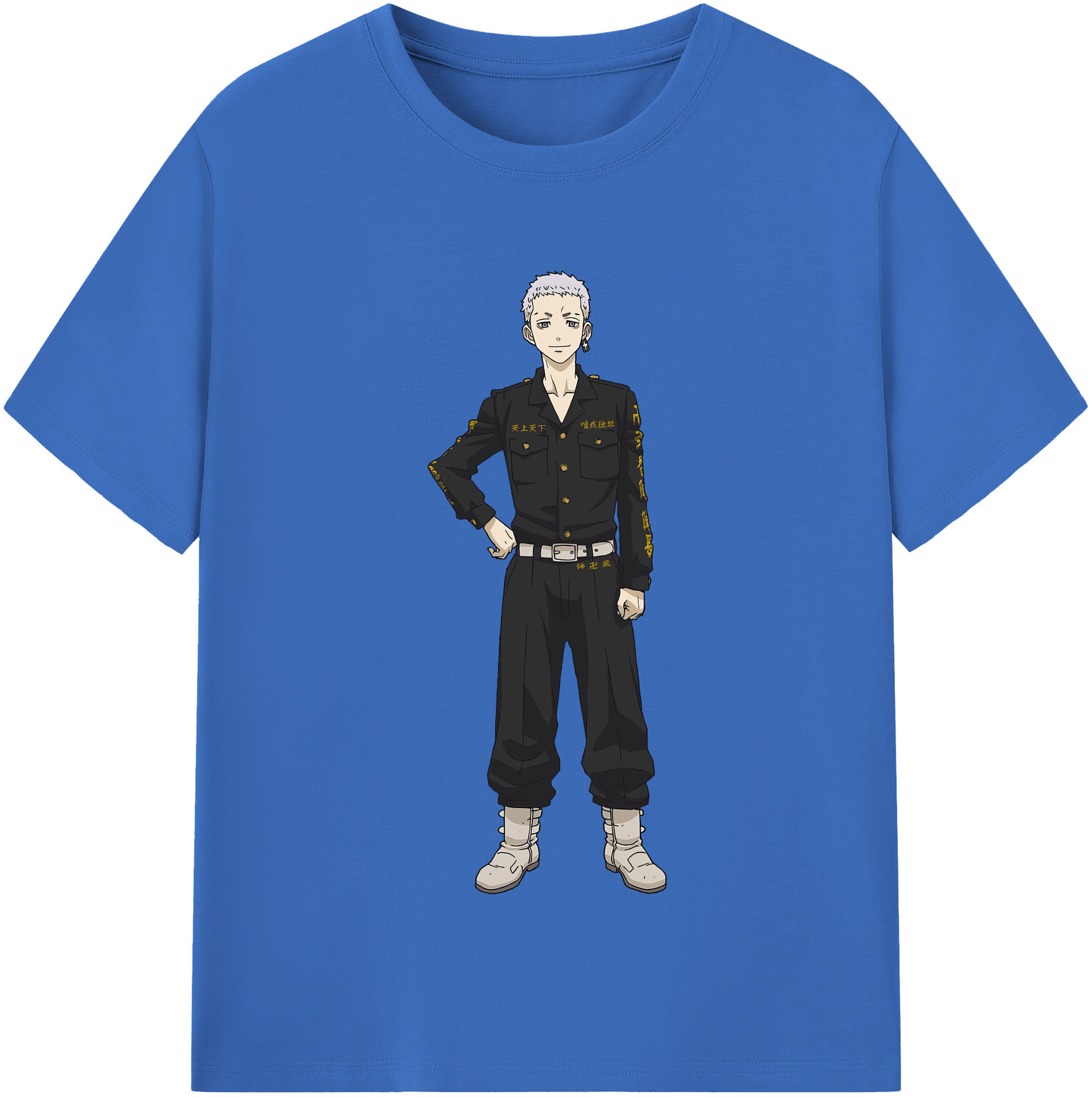 （画像用） 東京リベンジャーズ Tokyo Revengers 綿100％半袖Tシャツ（フロントプリント）