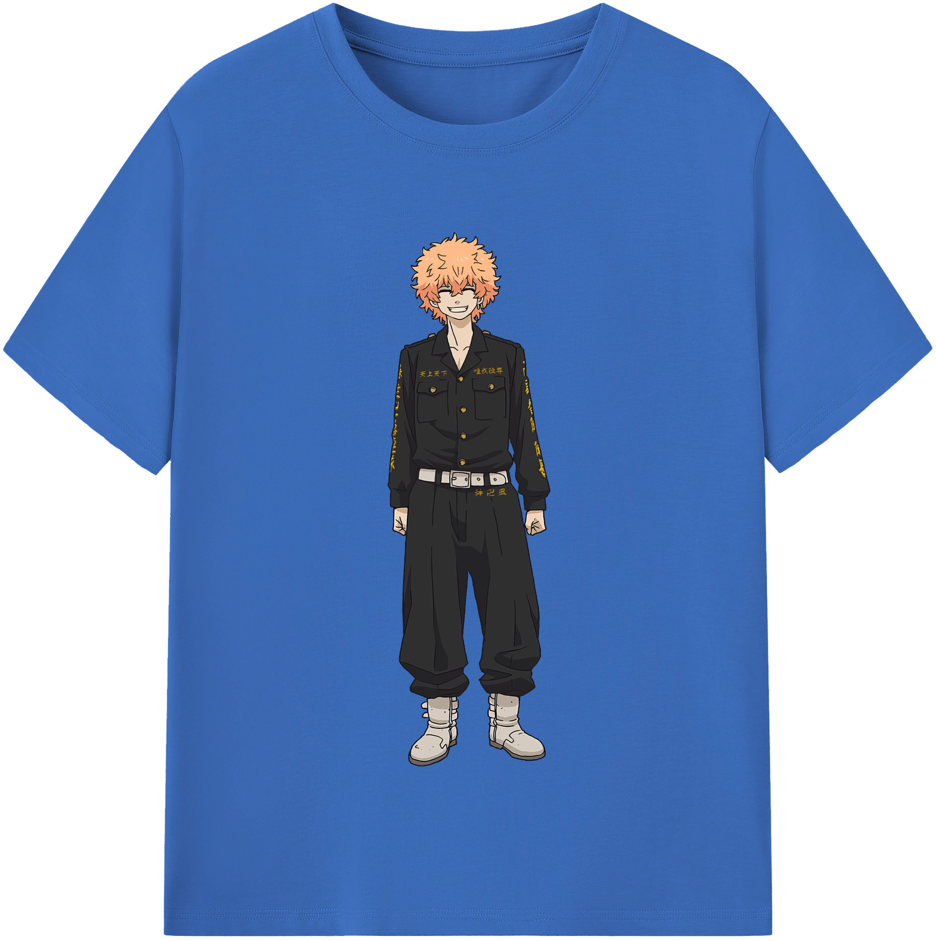 （画像用） 東京リベンジャーズ Tokyo Revengers 綿100％半袖Tシャツ（フロントプリント）
