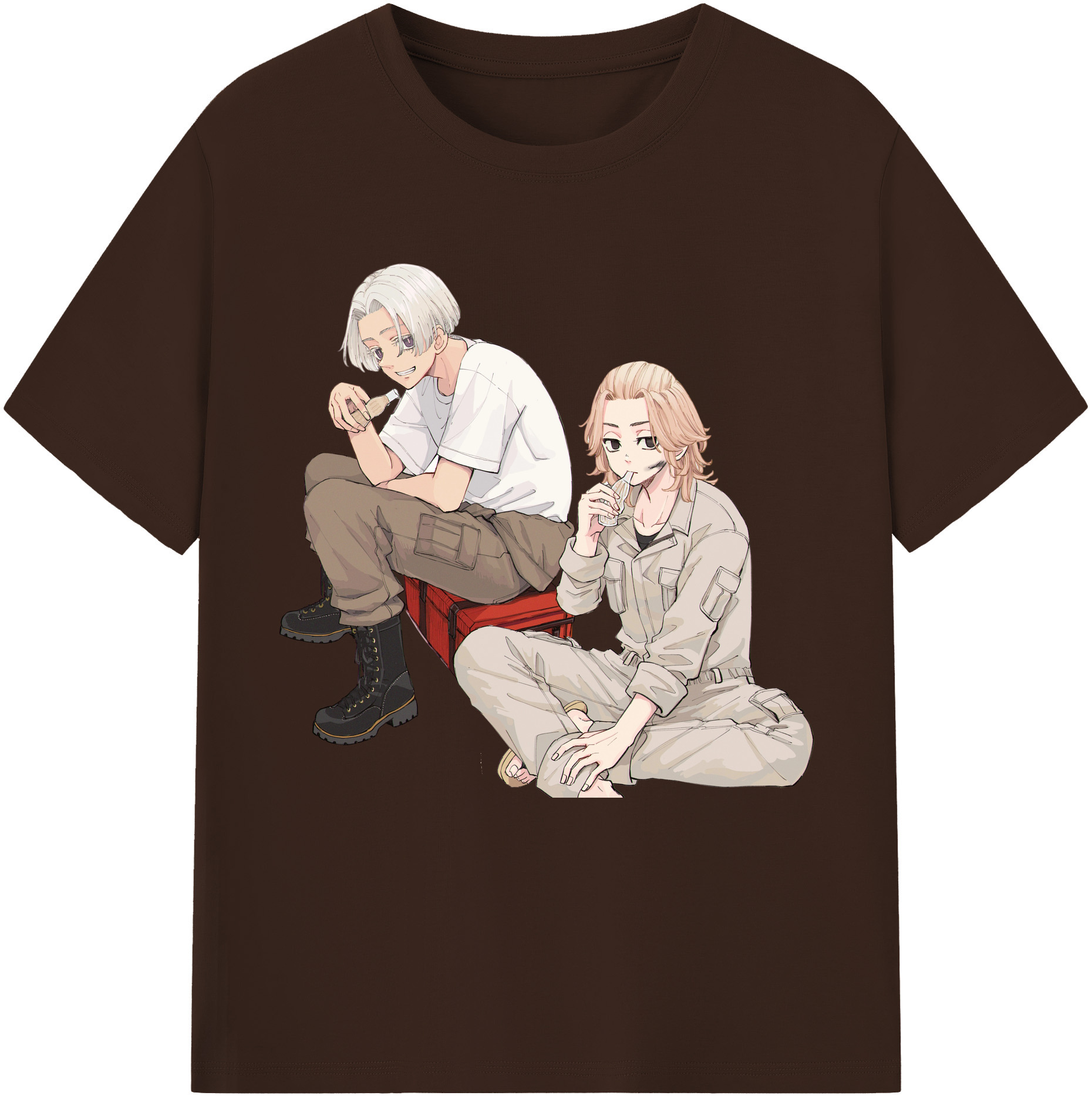 （画像用） 東京リベンジャーズ Tokyo Revengers 綿100％半袖Tシャツ（フロントプリント）