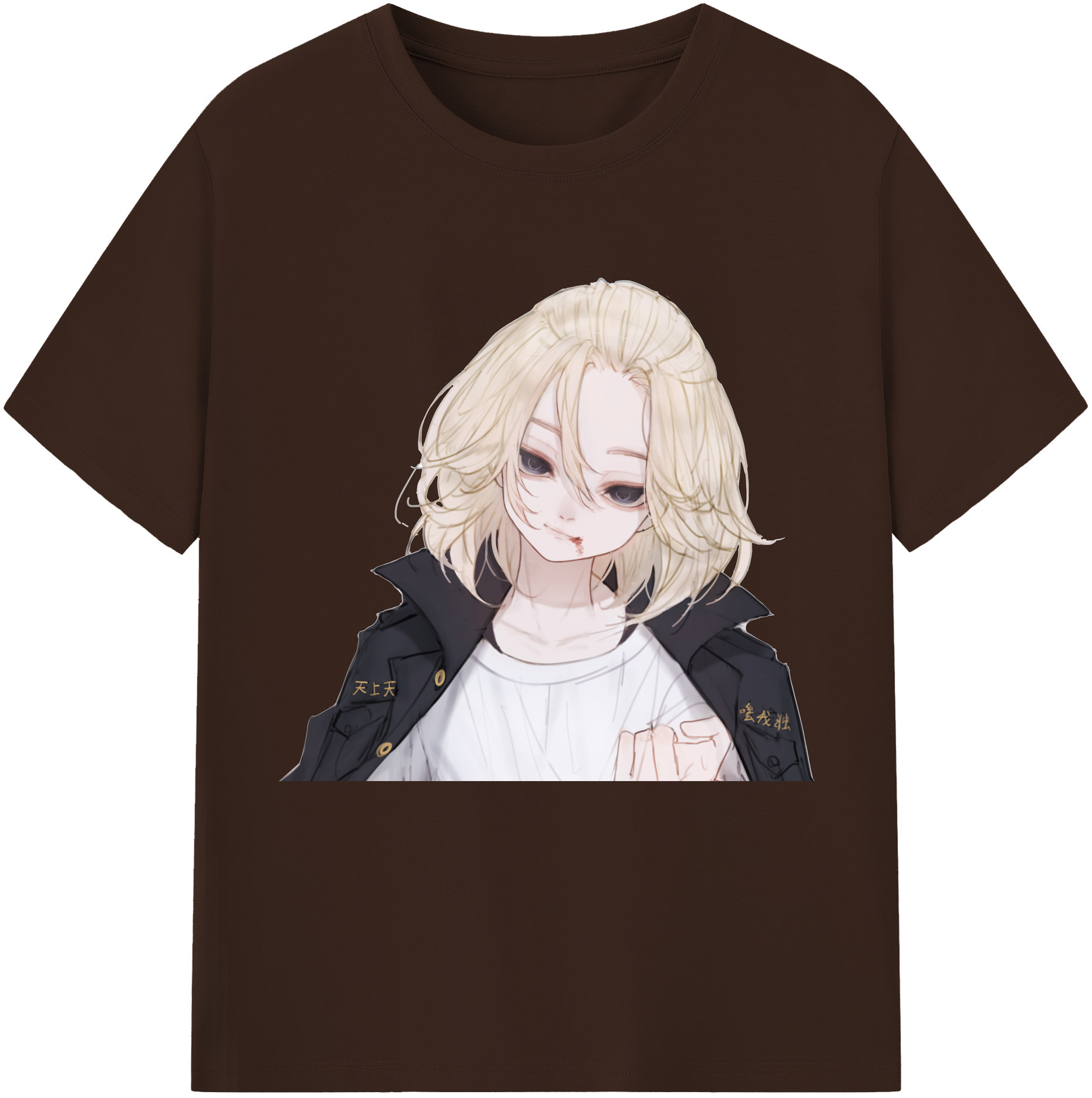 （画像用） 東京リベンジャーズ Tokyo Revengers 綿100％半袖Tシャツ（フロントプリント）