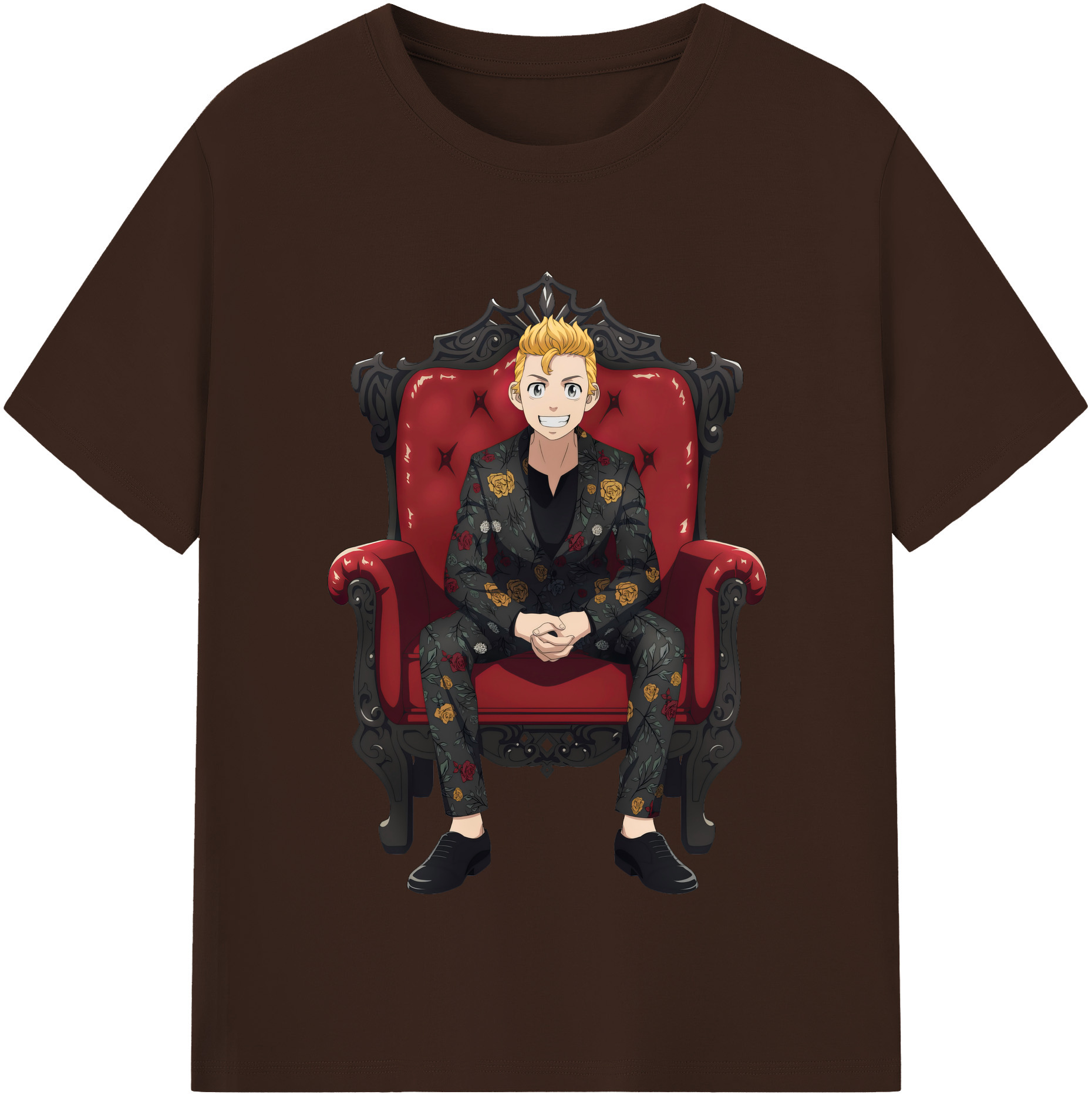 （画像用） 東京リベンジャーズ Tokyo Revengers 綿100％半袖Tシャツ（フロントプリント）