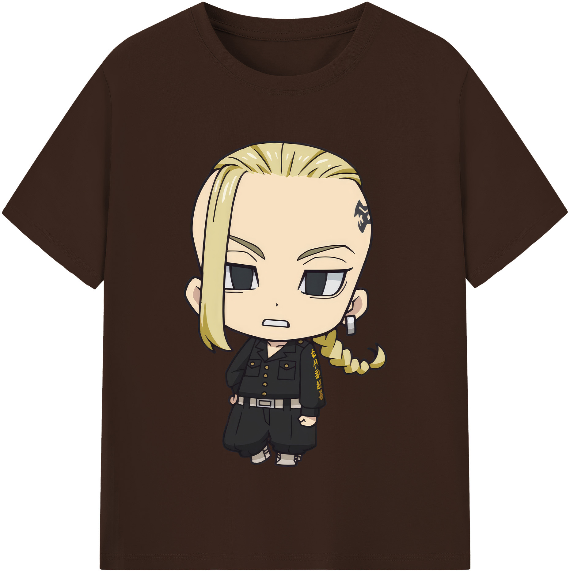 （画像用） 東京リベンジャーズ Tokyo Revengers 綿100％半袖Tシャツ（フロントプリント）