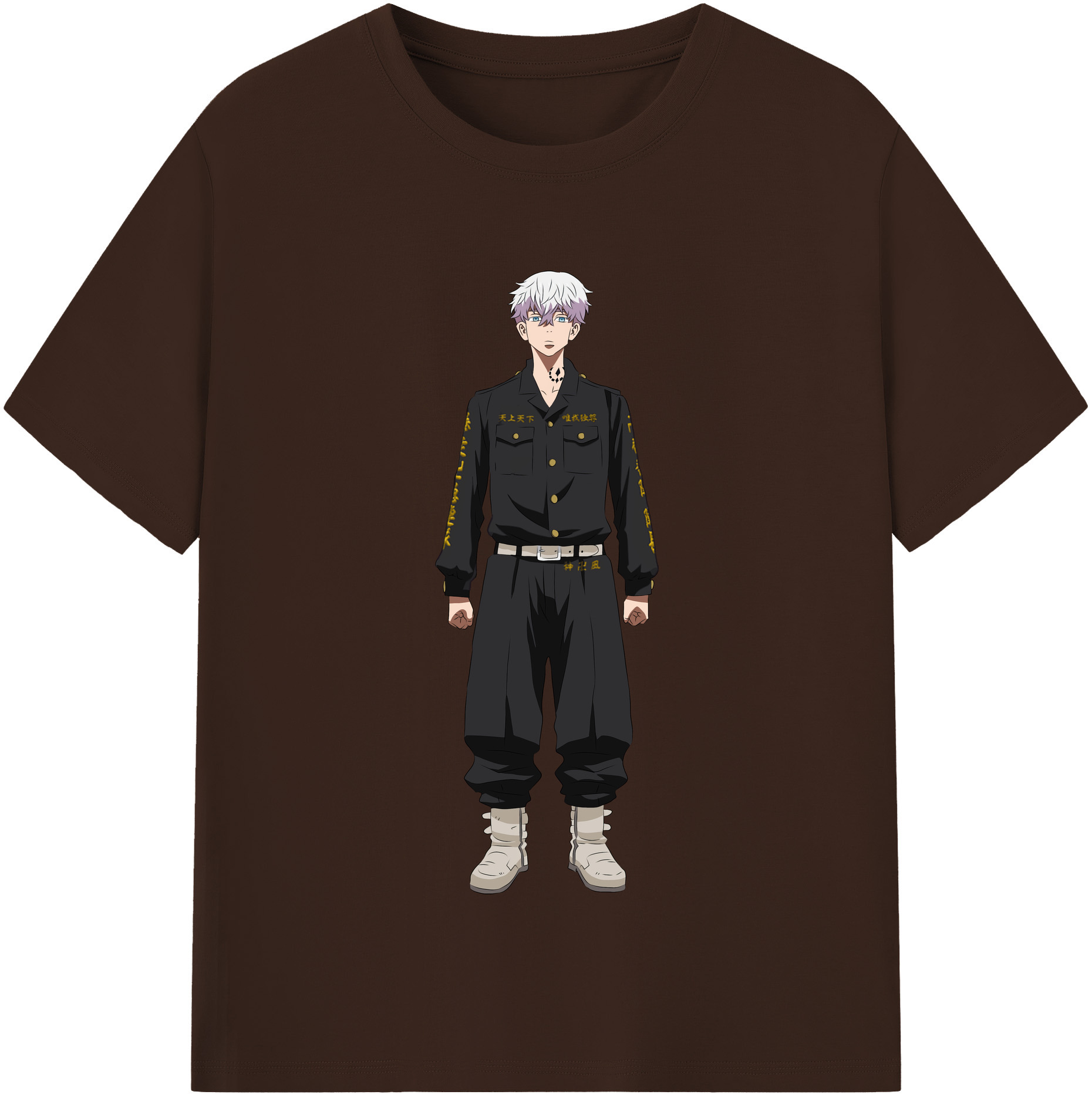 （画像用） 東京リベンジャーズ Tokyo Revengers 綿100％半袖Tシャツ（フロントプリント）