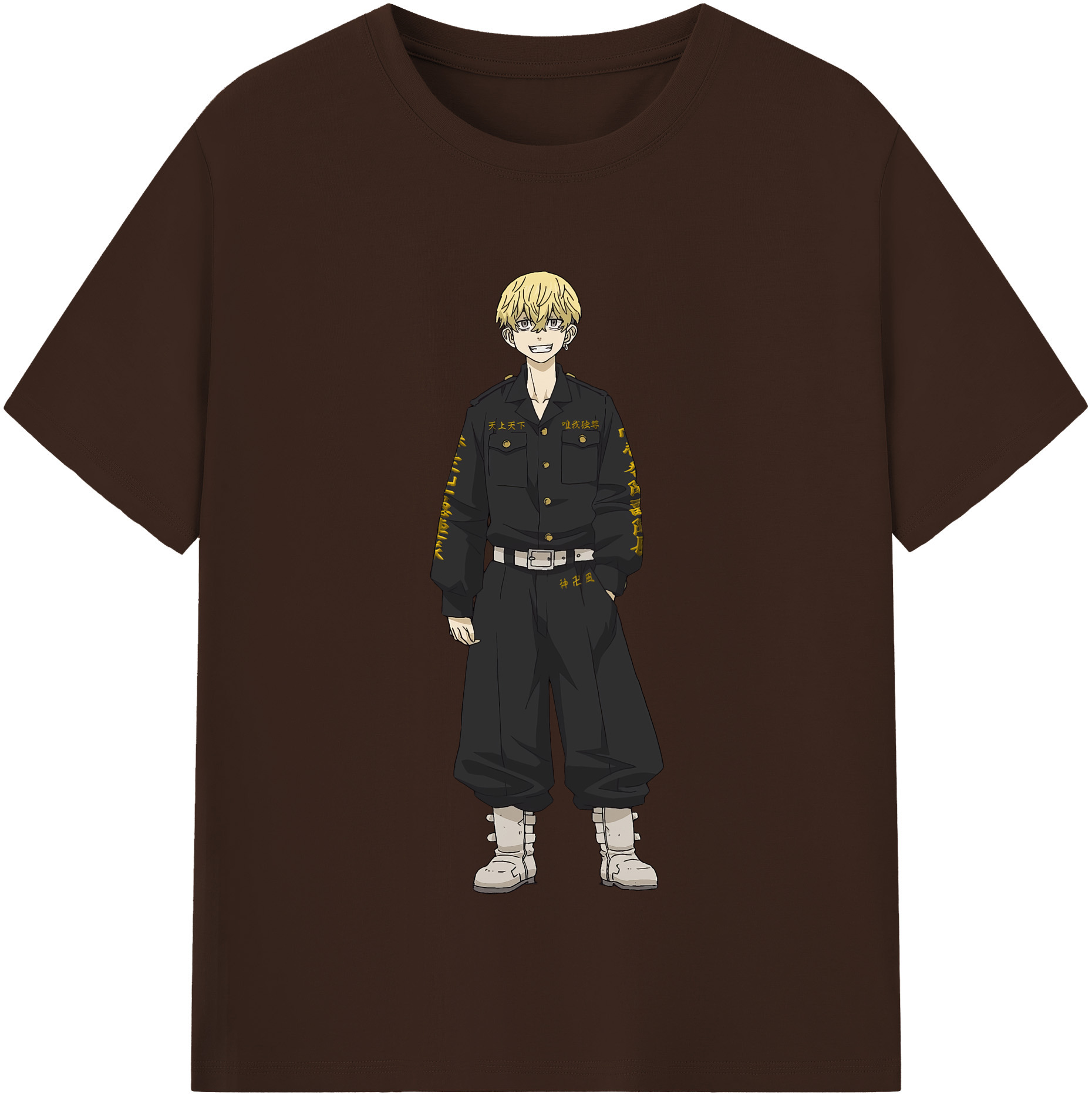 （画像用） 東京リベンジャーズ Tokyo Revengers 綿100％半袖Tシャツ（フロントプリント）