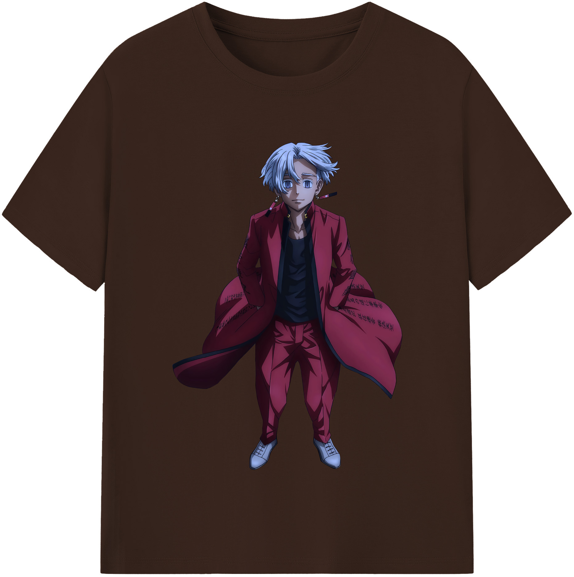 （画像用） 東京リベンジャーズ Tokyo Revengers 綿100％半袖Tシャツ（フロントプリント）
