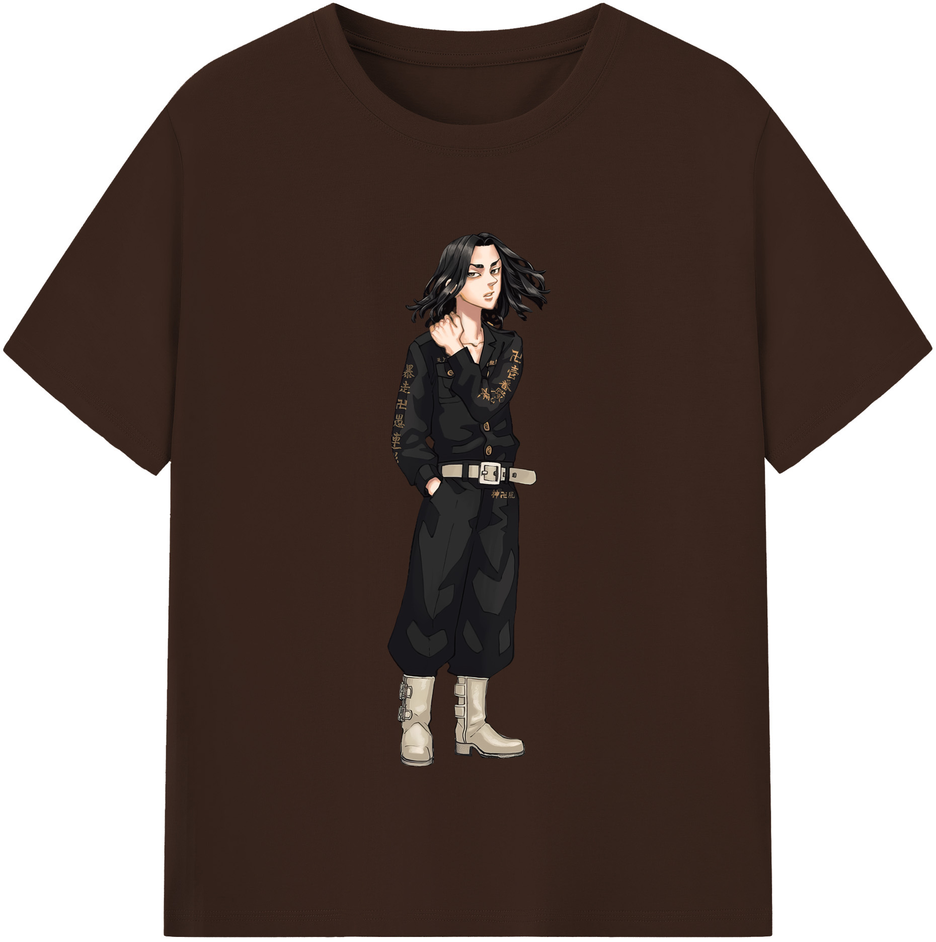 （画像用） 東京リベンジャーズ Tokyo Revengers 綿100％半袖Tシャツ（フロントプリント）