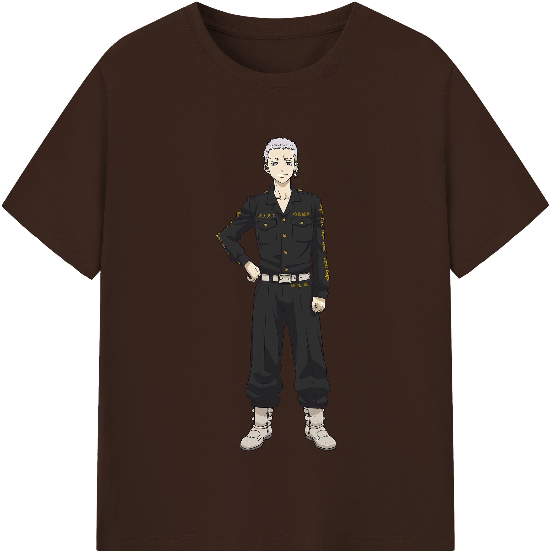 （画像用） 東京リベンジャーズ Tokyo Revengers 綿100％半袖Tシャツ（フロントプリント）