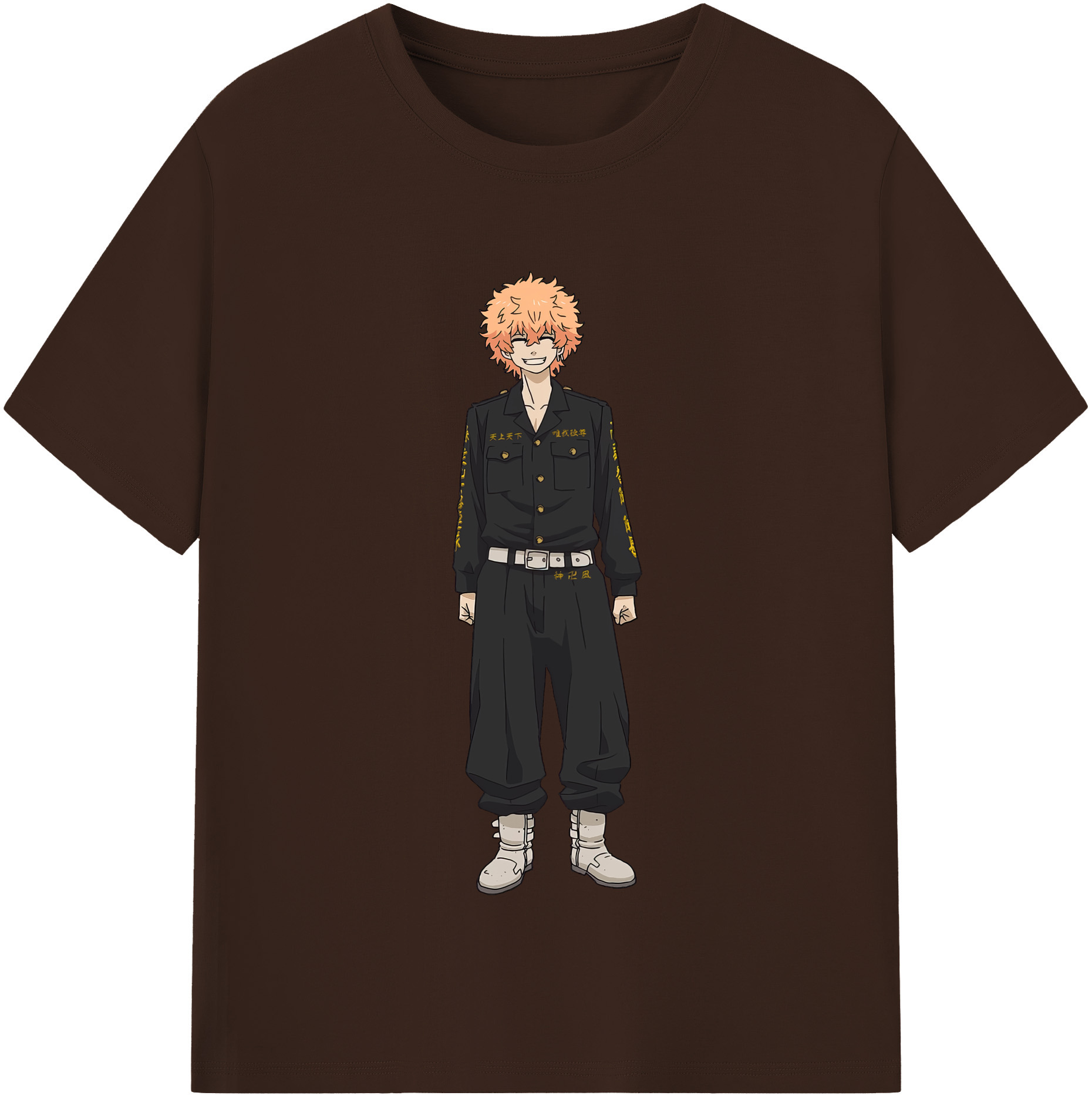 （画像用） 東京リベンジャーズ Tokyo Revengers 綿100％半袖Tシャツ（フロントプリント）
