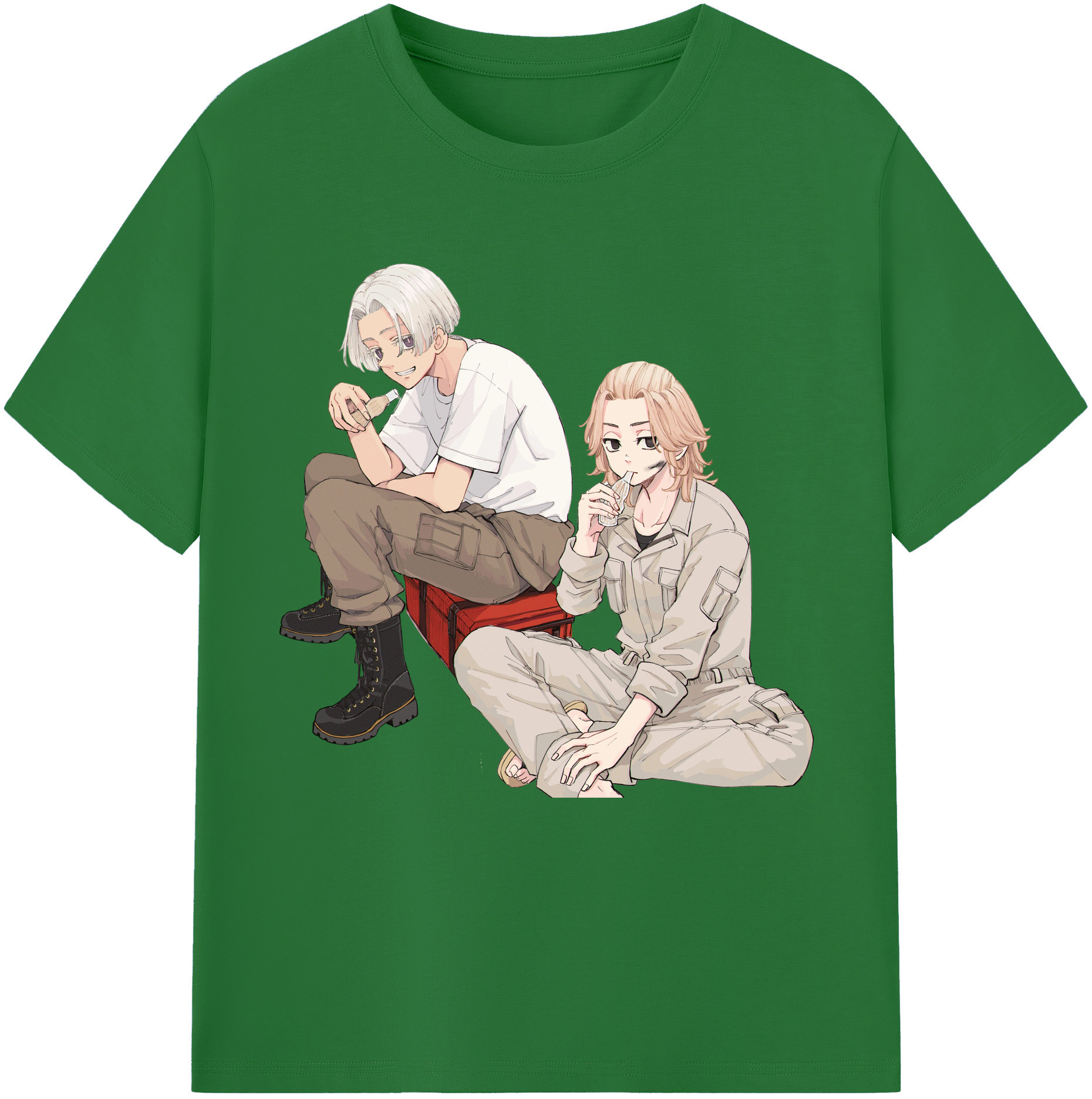 （画像用） 東京リベンジャーズ Tokyo Revengers 綿100％半袖Tシャツ（フロントプリント）