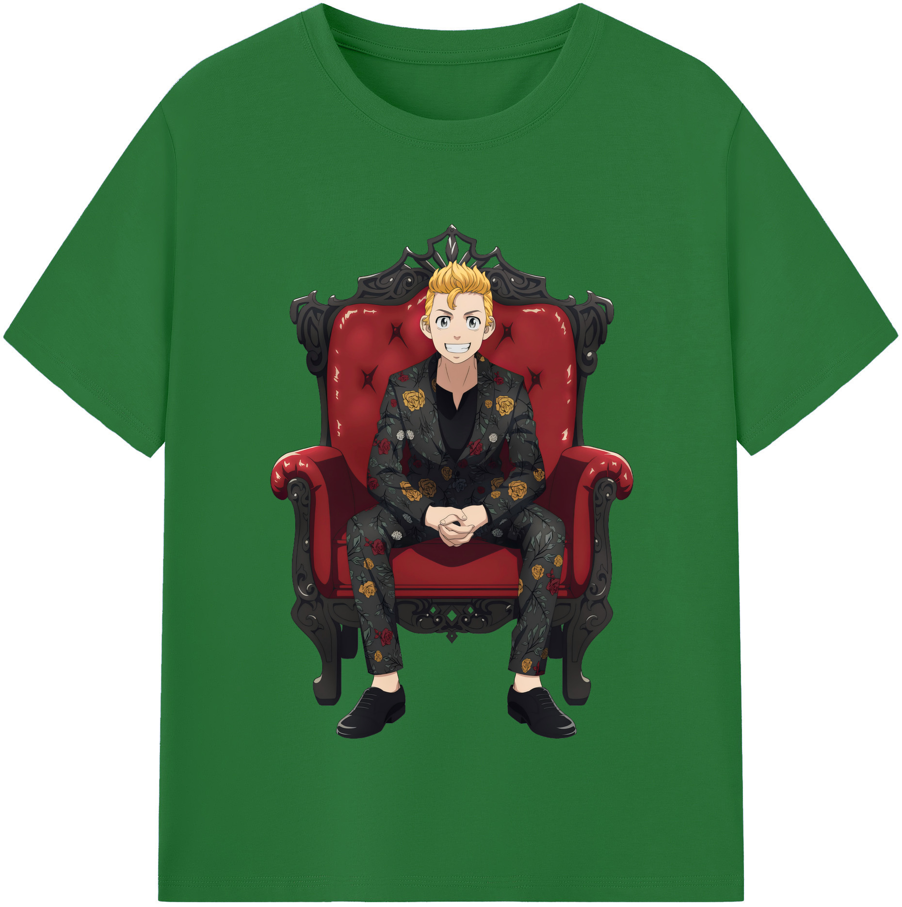 （画像用） 東京リベンジャーズ Tokyo Revengers 綿100％半袖Tシャツ（フロントプリント）