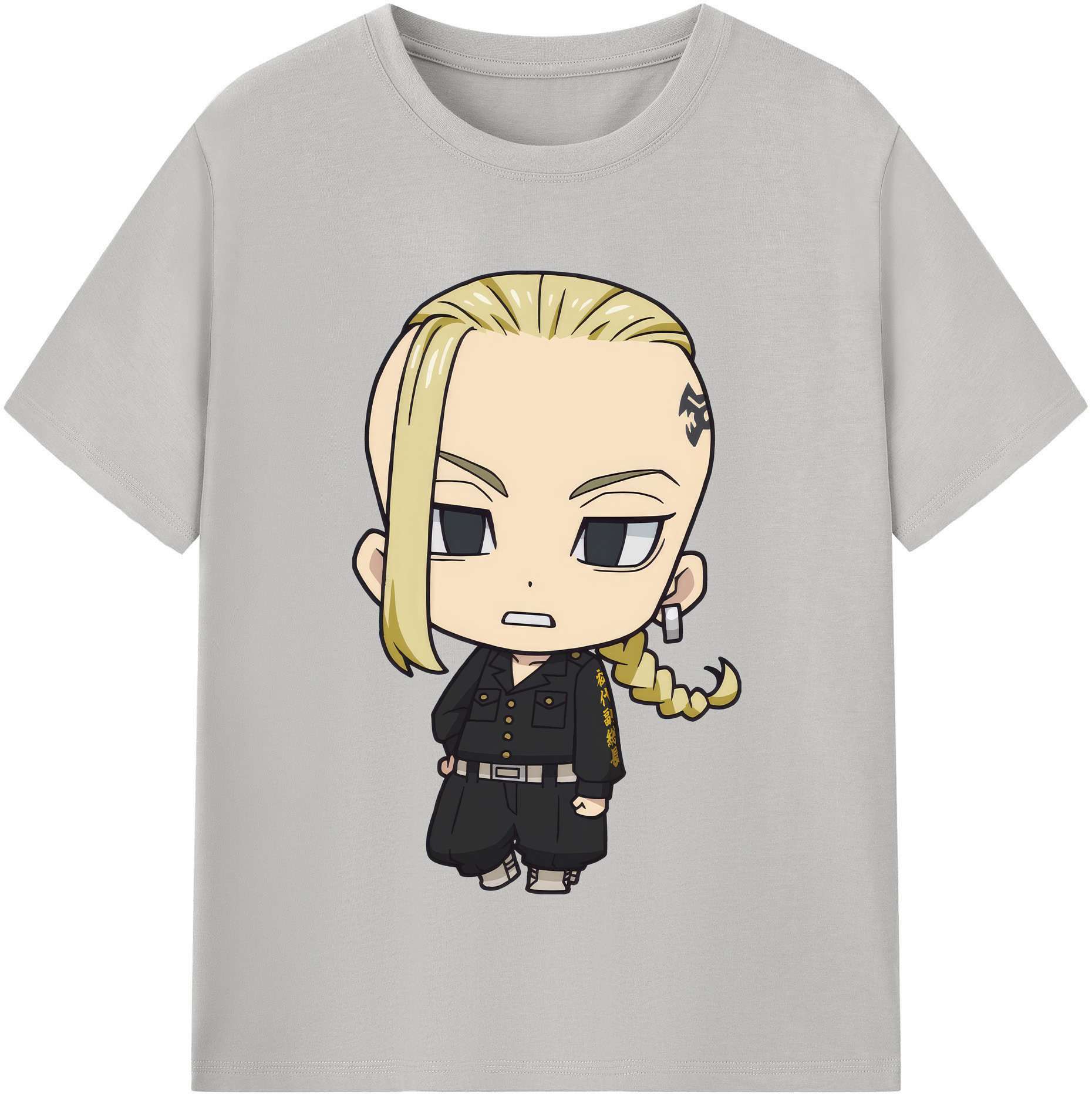 （画像用） 東京リベンジャーズ Tokyo Revengers 綿100％半袖Tシャツ（フロントプリント）