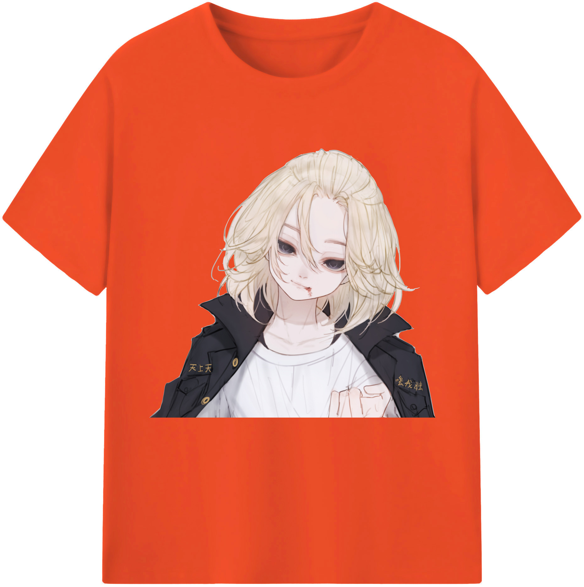 （画像用） 東京リベンジャーズ Tokyo Revengers 綿100％半袖Tシャツ（フロントプリント）