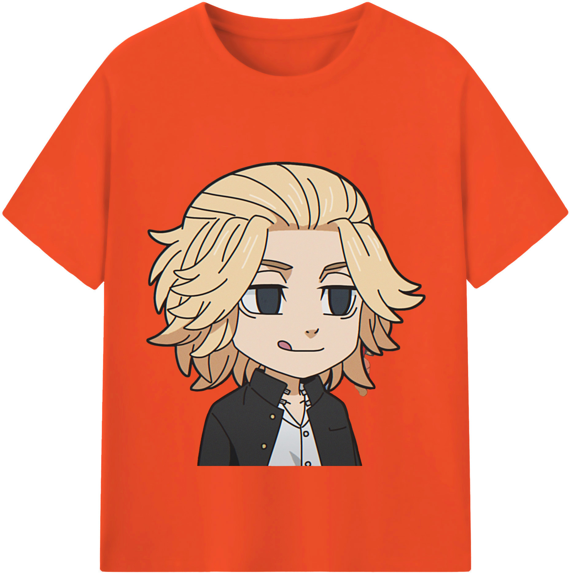 （画像用） 東京リベンジャーズ Tokyo Revengers 綿100％半袖Tシャツ（フロントプリント）