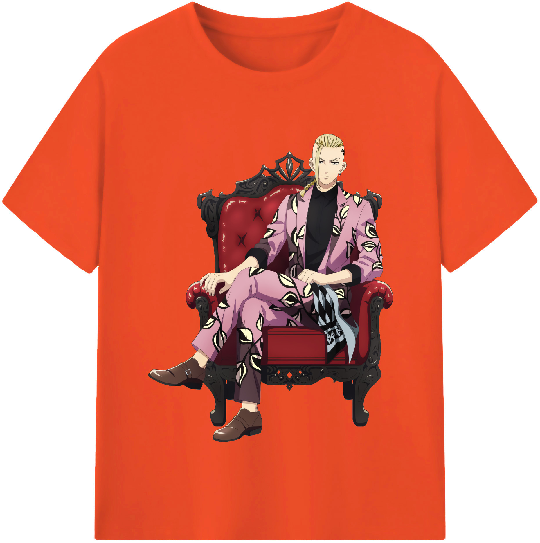 （画像用） 東京リベンジャーズ Tokyo Revengers 綿100％半袖Tシャツ（フロントプリント）