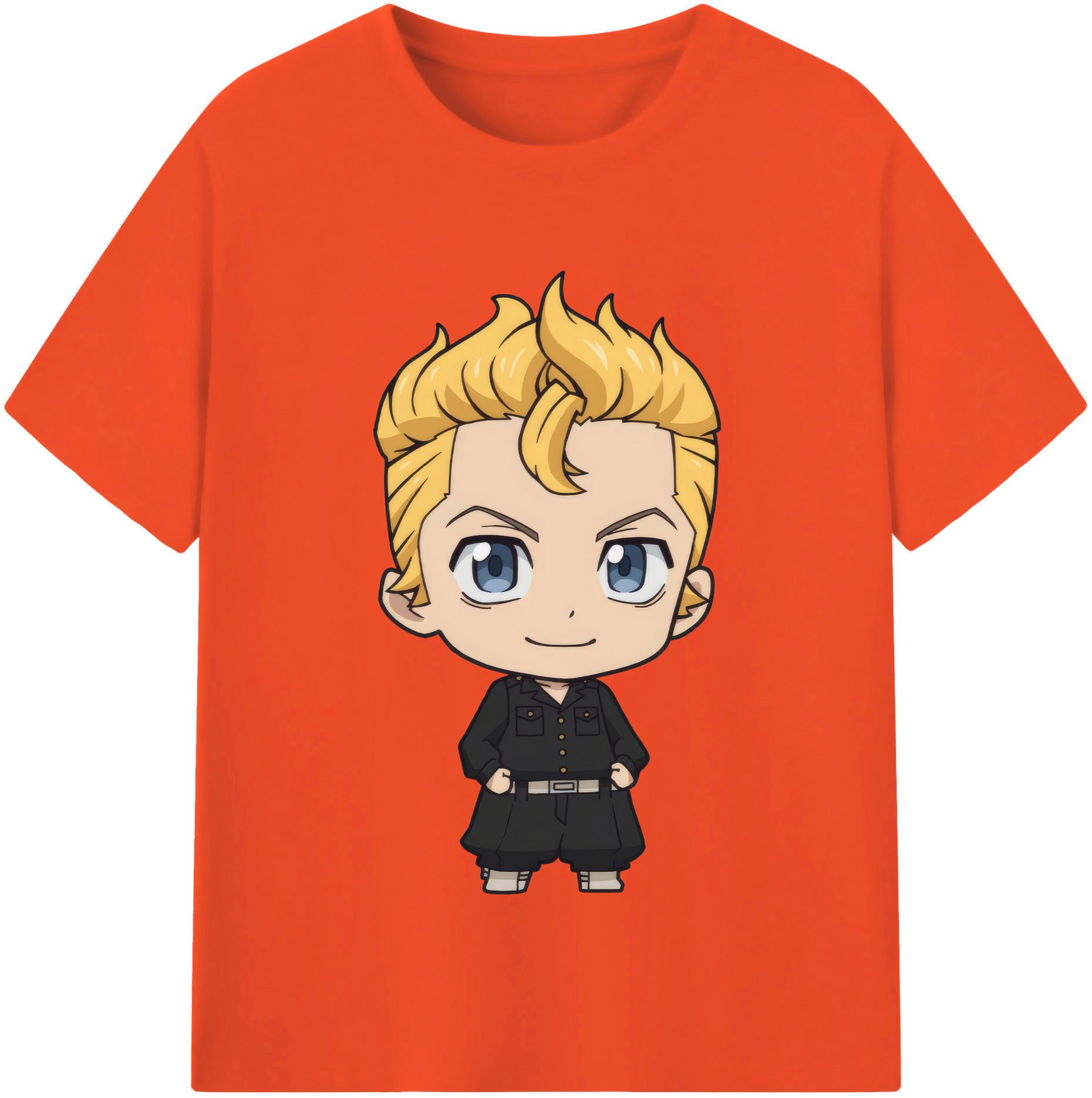 （画像用） 東京リベンジャーズ Tokyo Revengers 綿100％半袖Tシャツ（フロントプリント）