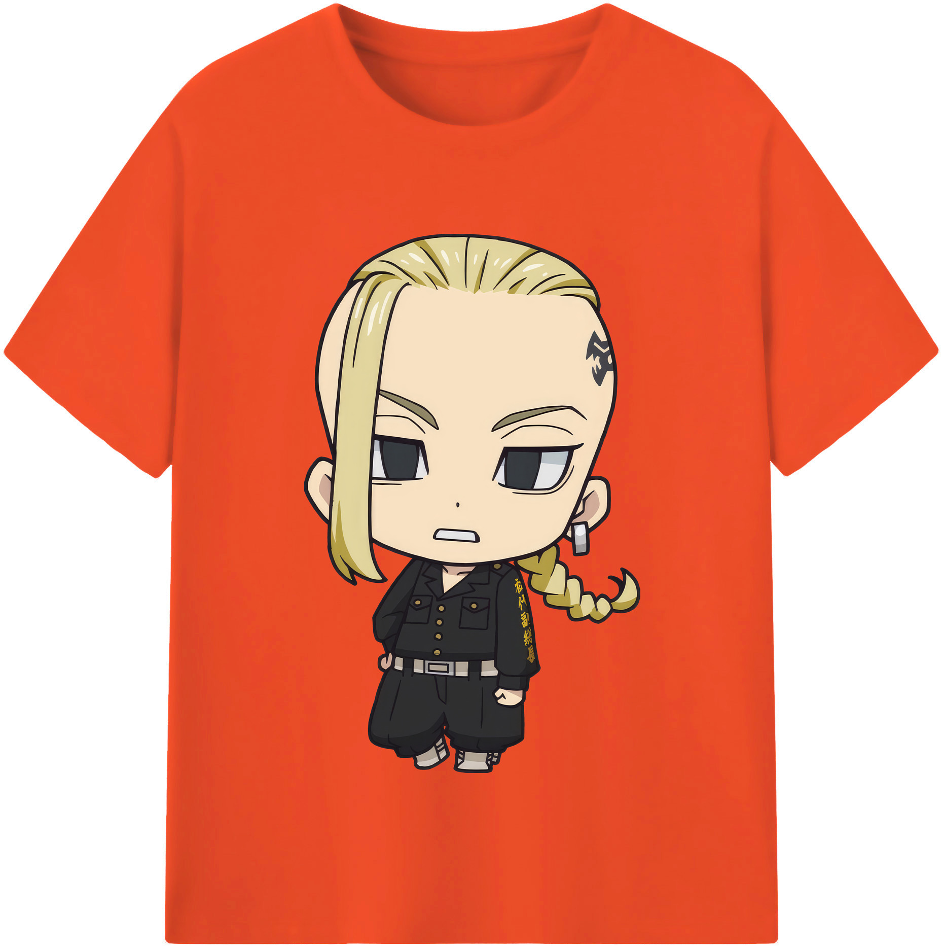 （画像用） 東京リベンジャーズ Tokyo Revengers 綿100％半袖Tシャツ（フロントプリント）