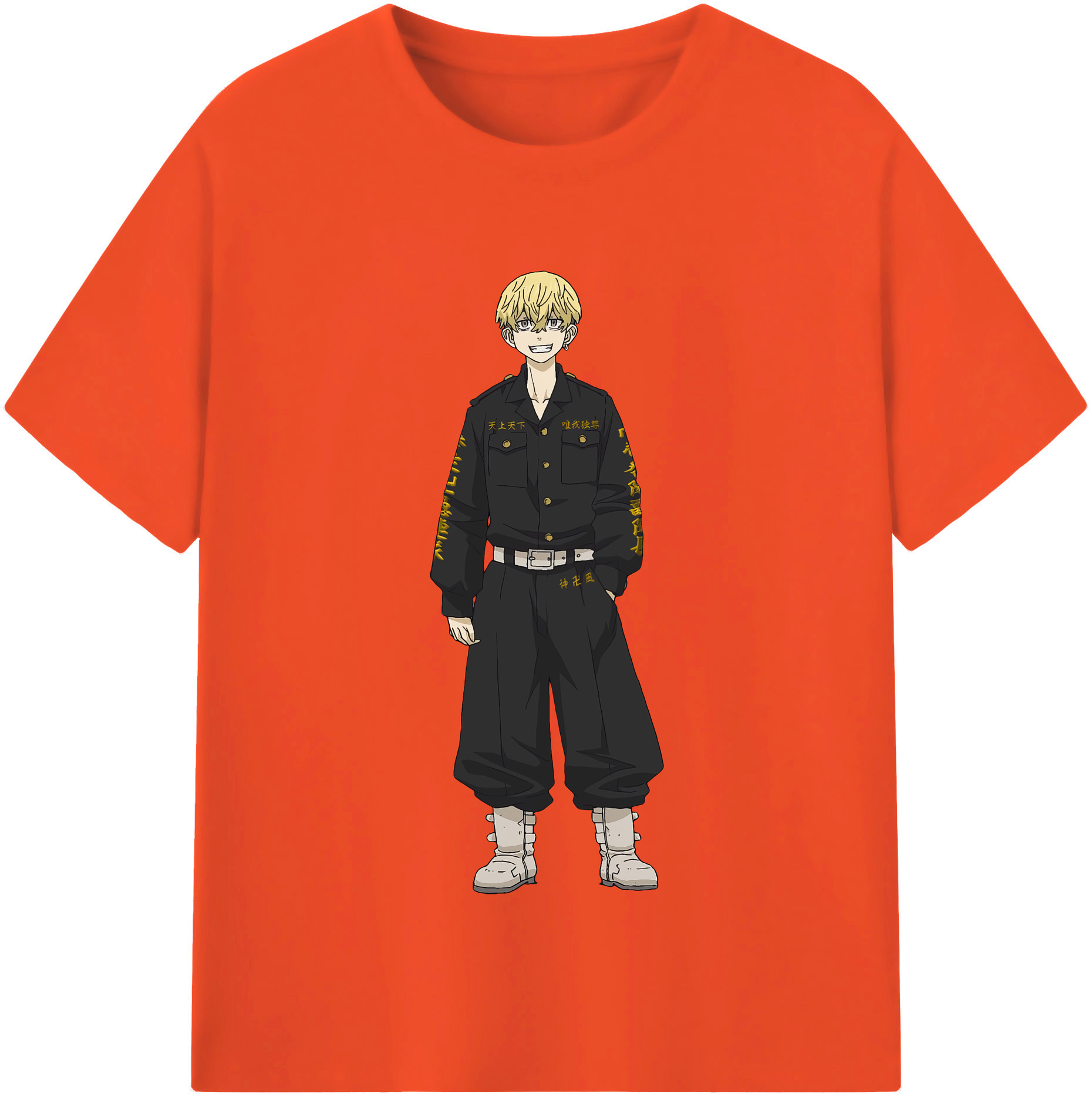 （画像用） 東京リベンジャーズ Tokyo Revengers 綿100％半袖Tシャツ（フロントプリント）